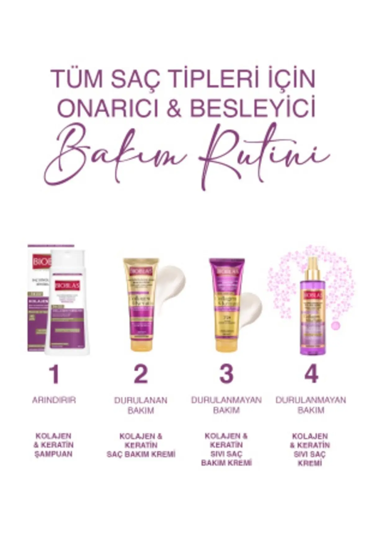 Sıvı Saç Kremi Kolajen+keratin 200 ml