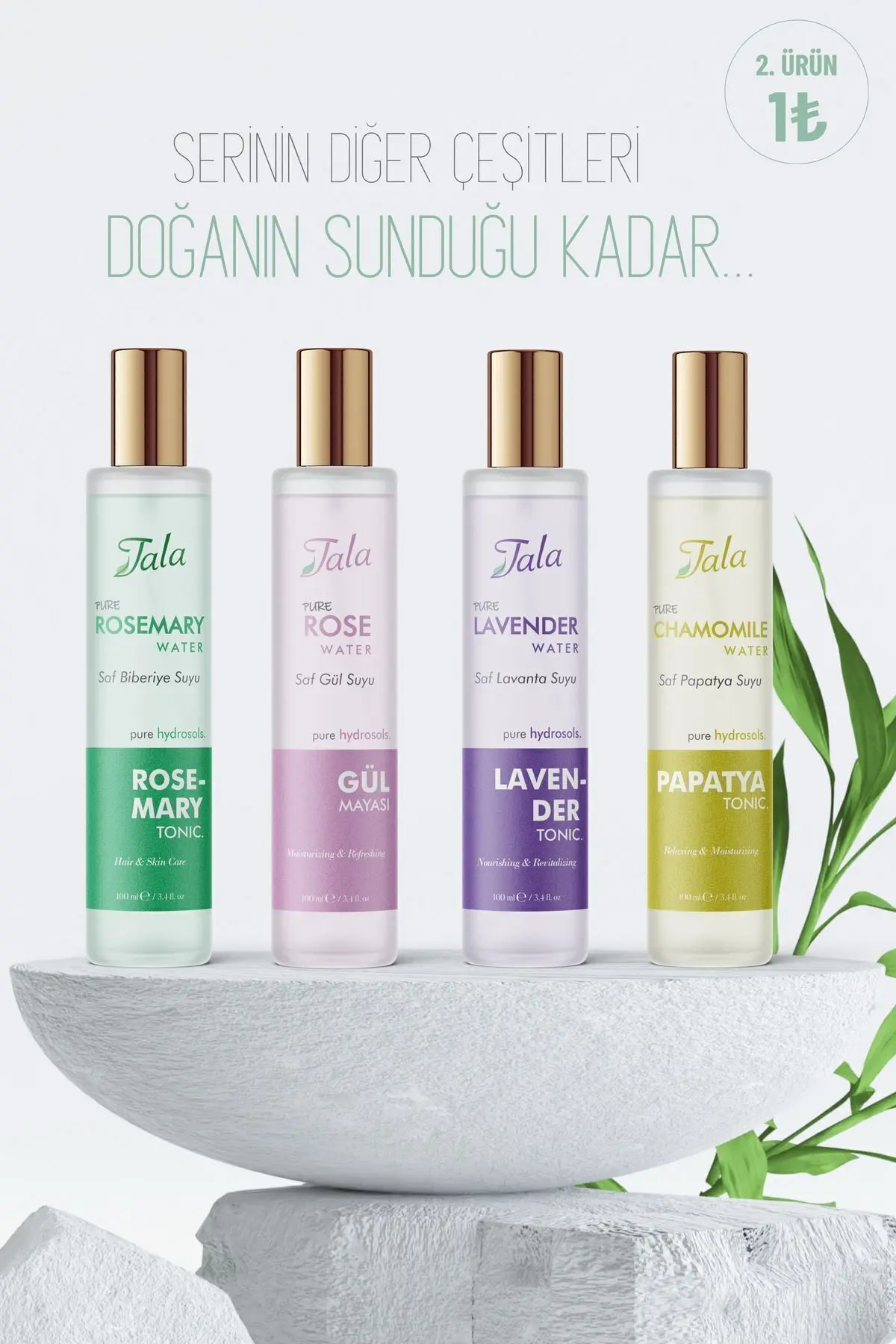 Biberiye Suyu Güçlendirici Saç Toniği %100 Saf Ve Doğal Hızlı Saç Uzatma Dökülme Karşıtı 100 ml