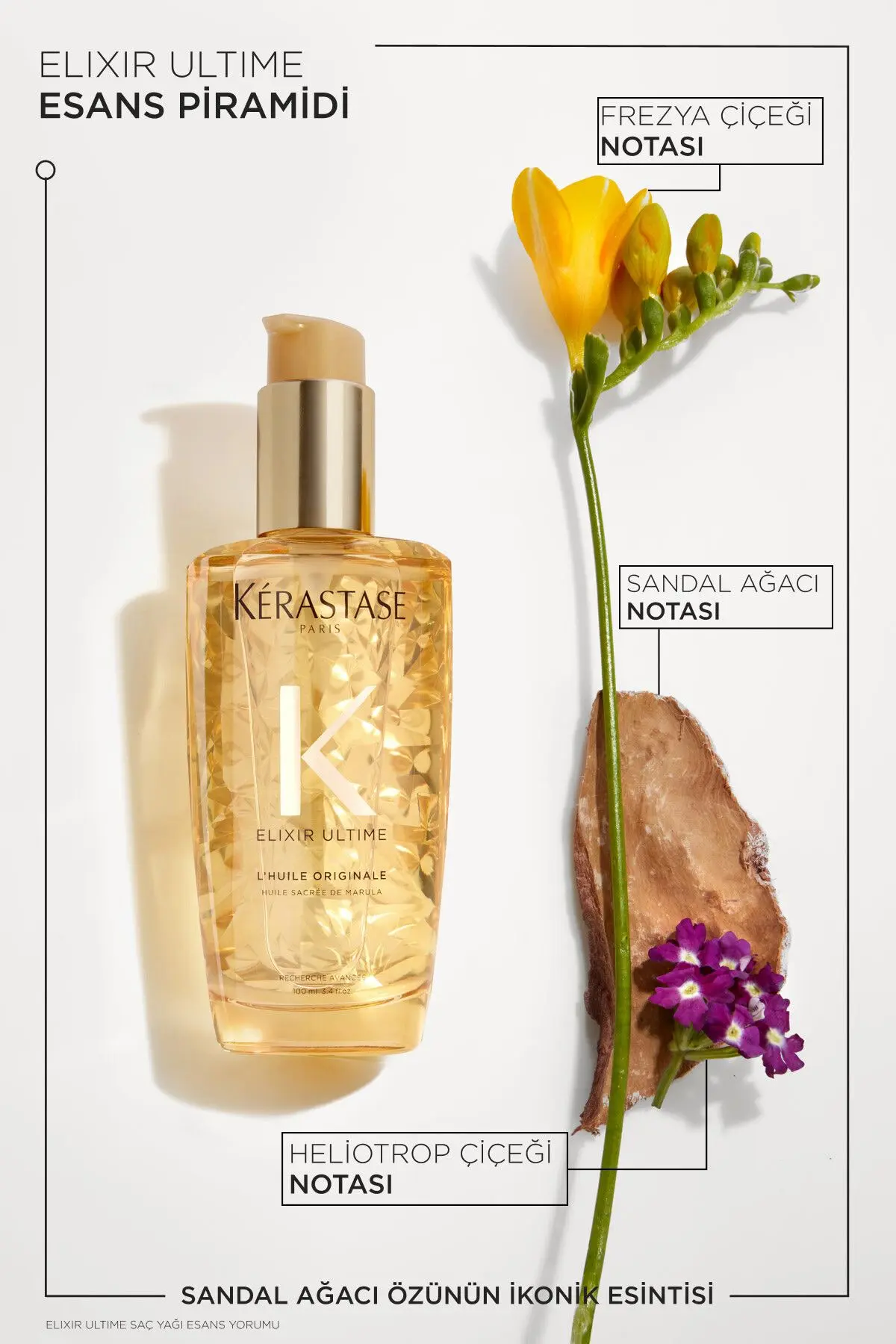 Elixir Ultime L'huile Originale Parlaklık Veren Saç Bakım Yağı 100 ml