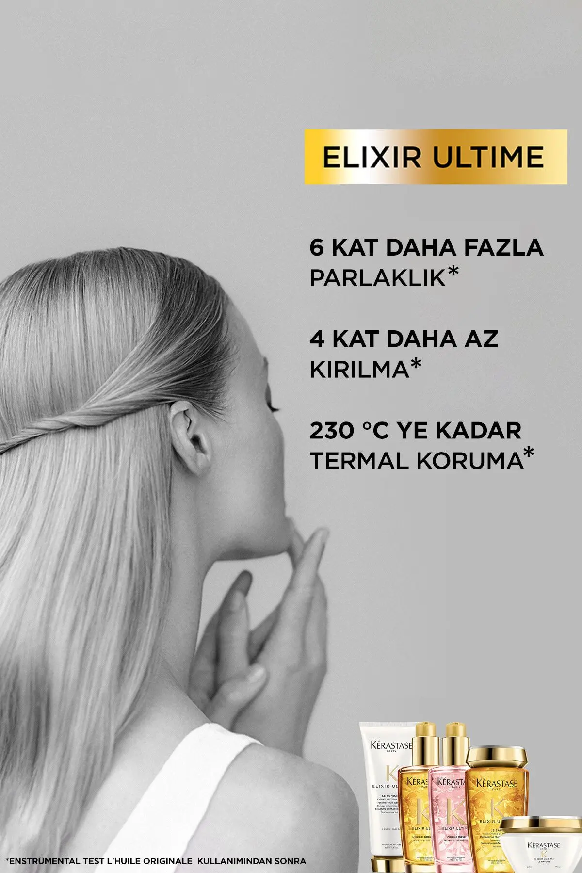 Elixir Ultime L'huile Originale Parlaklık Veren Saç Bakım Yağı 100 ml