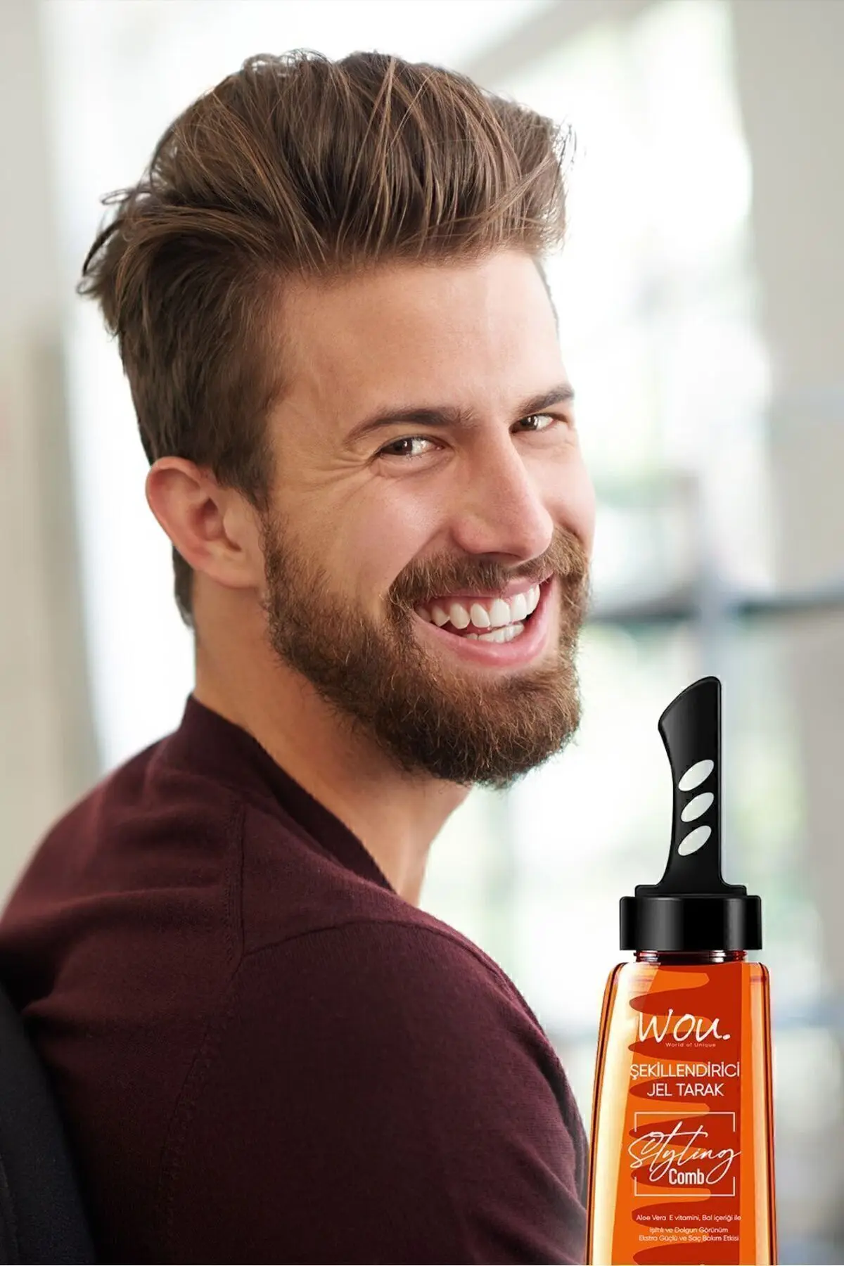 Saç Şekillendirici Jel Tarak 260 Ml Işıltılı Ve Dolgun Görünüm Ekstra Güçlü Ve Saç Bakım Etkisi