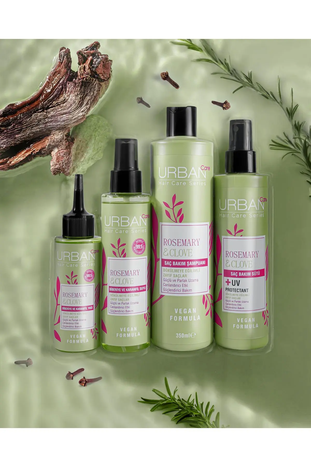 Rosemary & Clove Biberiye Ve Karanfil Canlandırıcı Ve Güçlendirici Saç Bakım Sütü 200 ml