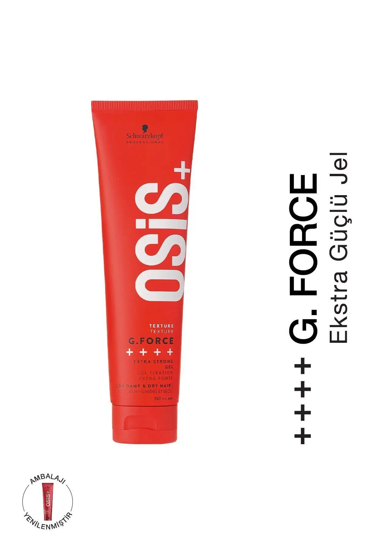 Osis G.force Ekstra Güçlü Jel Saç Jölesi 150ml | Belirginleştirme, Kalıcı Tutuş Krem Parlaklık Jeli