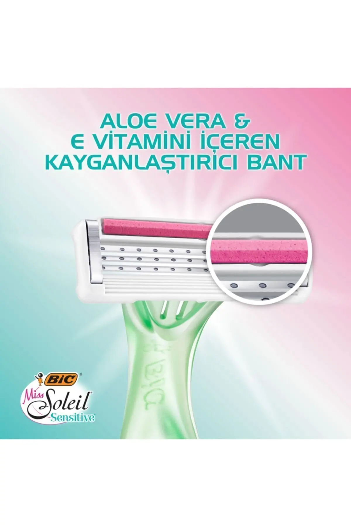 Miss Soleil Sensitive Kadın Tıraş Bıçağı 3'lü (3 Bıçak)