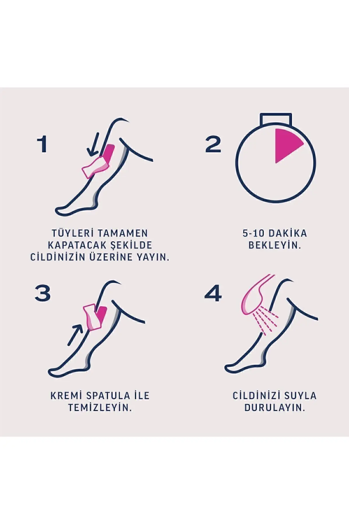 Pure 200ml Tüy Dökücü Krem Hassas Ciltler