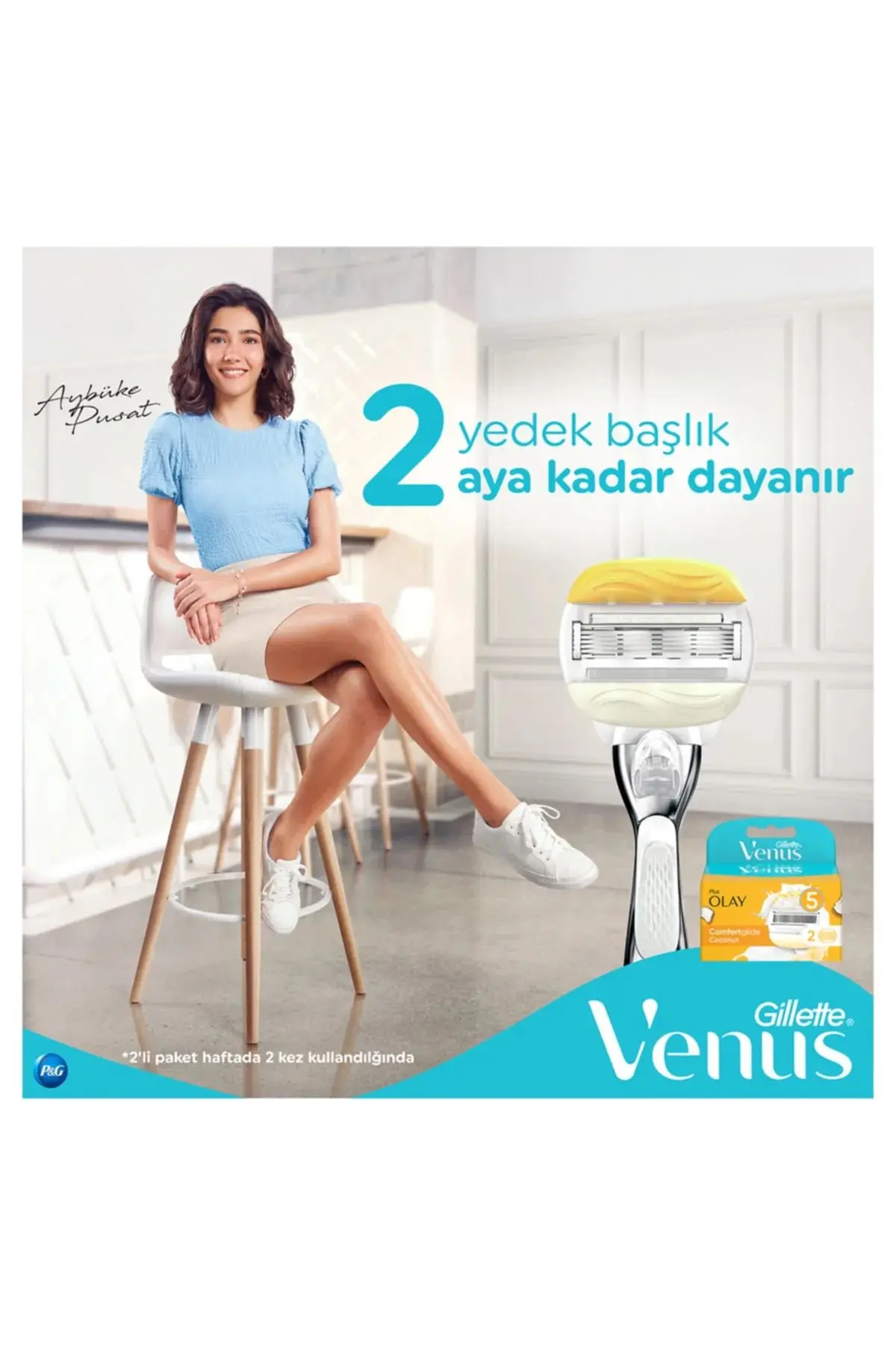 Kadın Venus Comfortglide Olay Yedek Tıraş Bıçaklağı 4’lü