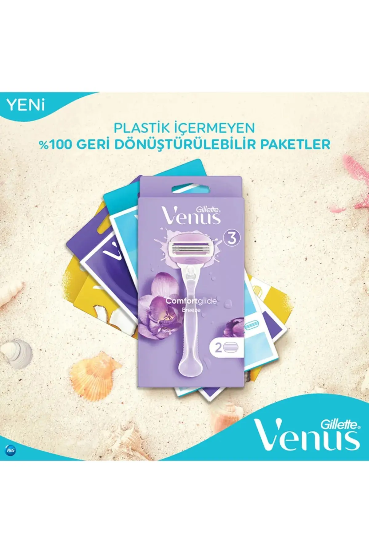 Kadın Venus Comfortglide Olay Yedek Tıraş Bıçaklağı 4’lü