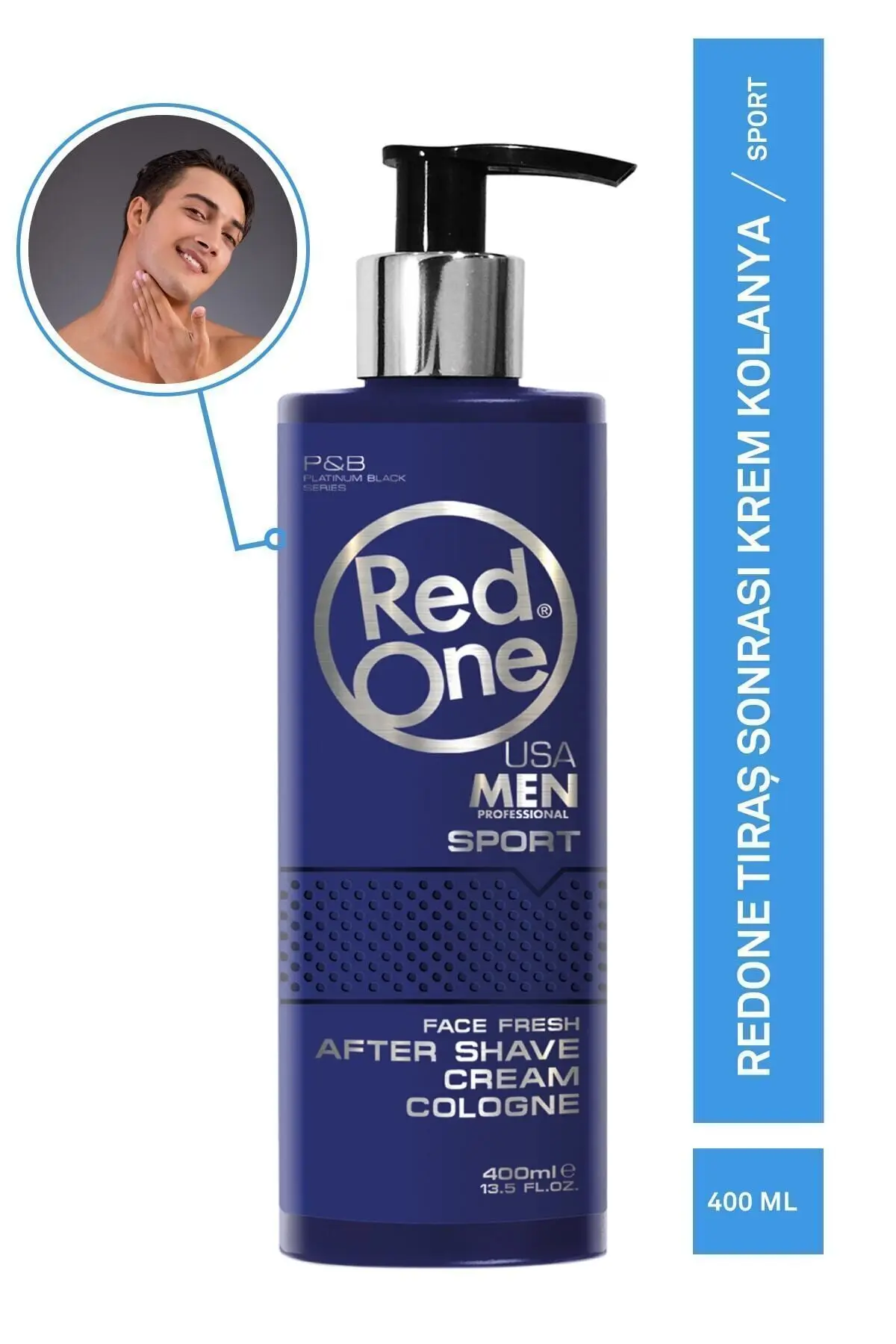 Redone Ter Kokusu Önleyici Ferahlatıcı Krem Kolonya Sport 400 ml 8697926007606