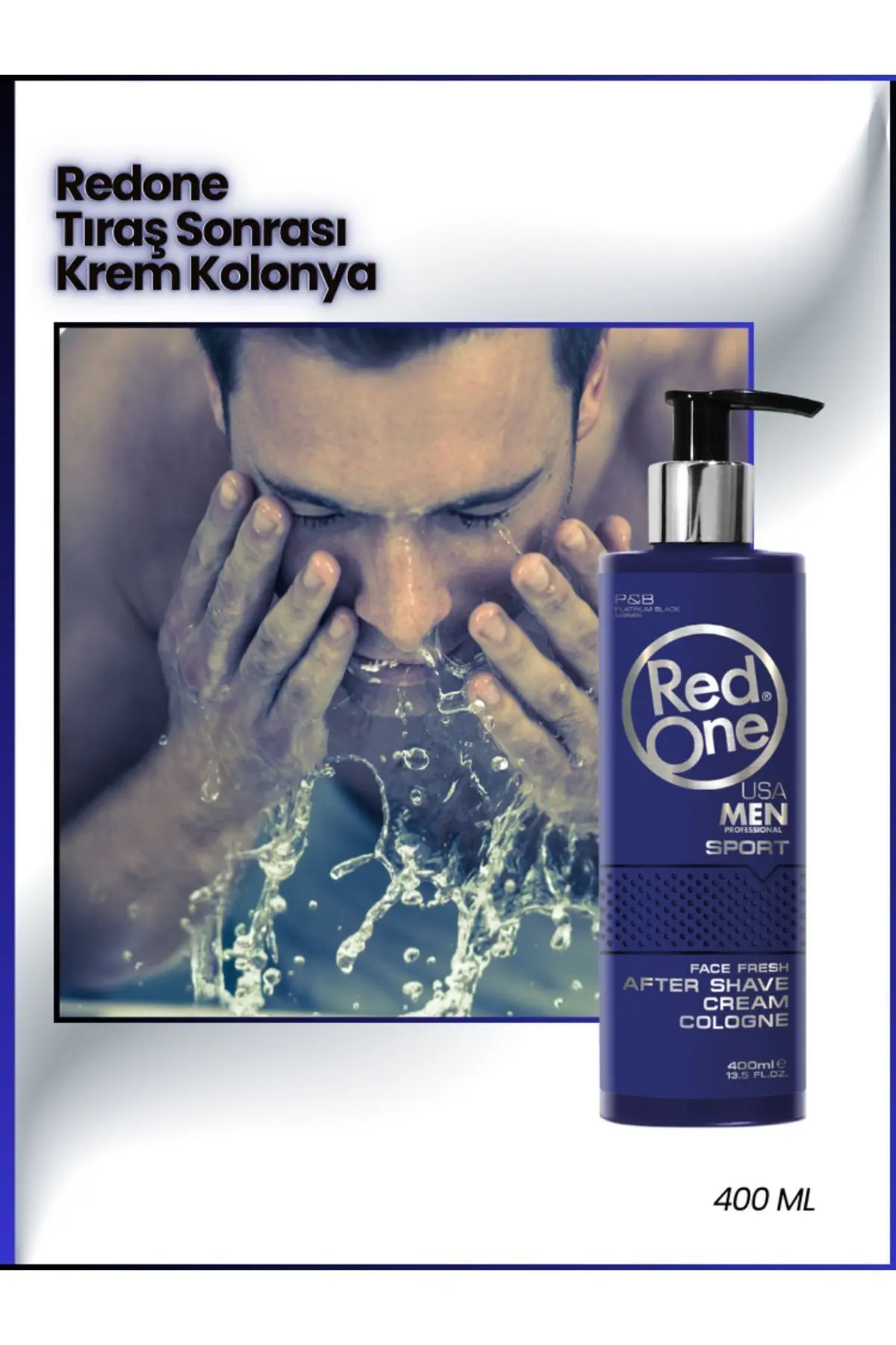 Redone Ter Kokusu Önleyici Ferahlatıcı Krem Kolonya Sport 400 ml 8697926007606