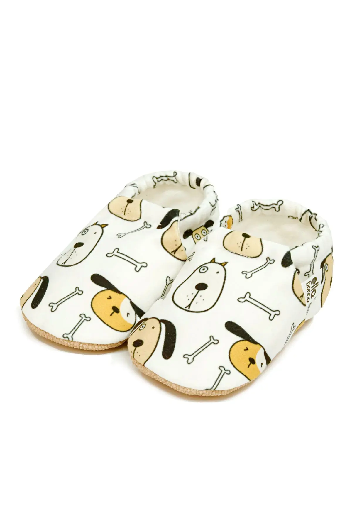 Ella Bonna Kaydırmaz Taban Sevimli Köpek Bebek Patik, Ev Botu Terliği Kreş Ayakkabısı Panduf