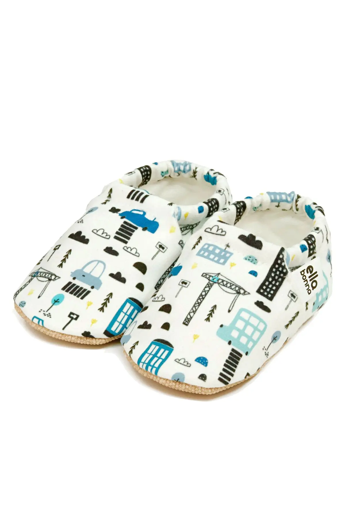 Ella Bonna Kaydırmaz Taban Şehir Hayatı Bebek Patik, Ev Botu Terliği Kreş Ayakkabısı Panduf