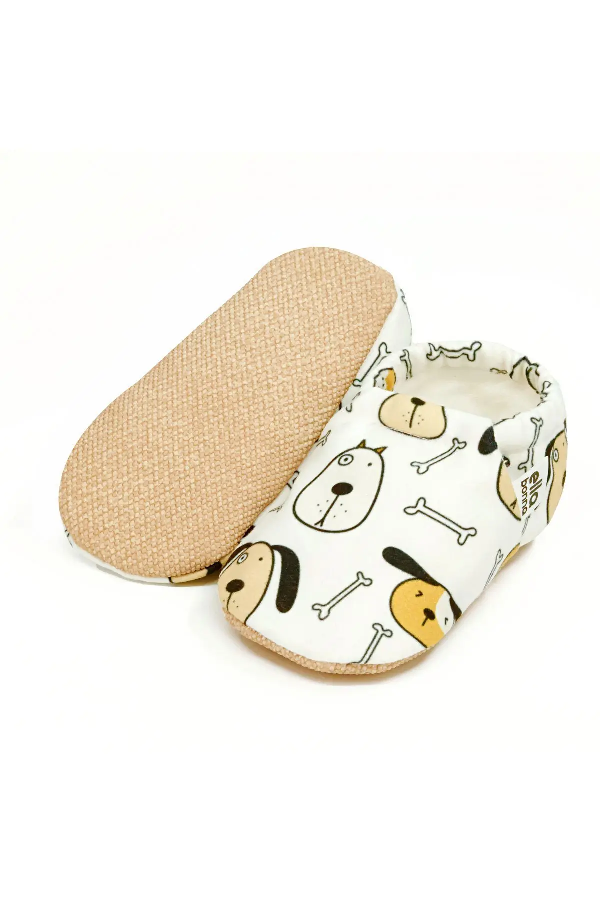 Kaydırmaz Taban Sevimli Köpek Bebek Patik, Ev Botu Terliği Kreş Ayakkabısı Panduf