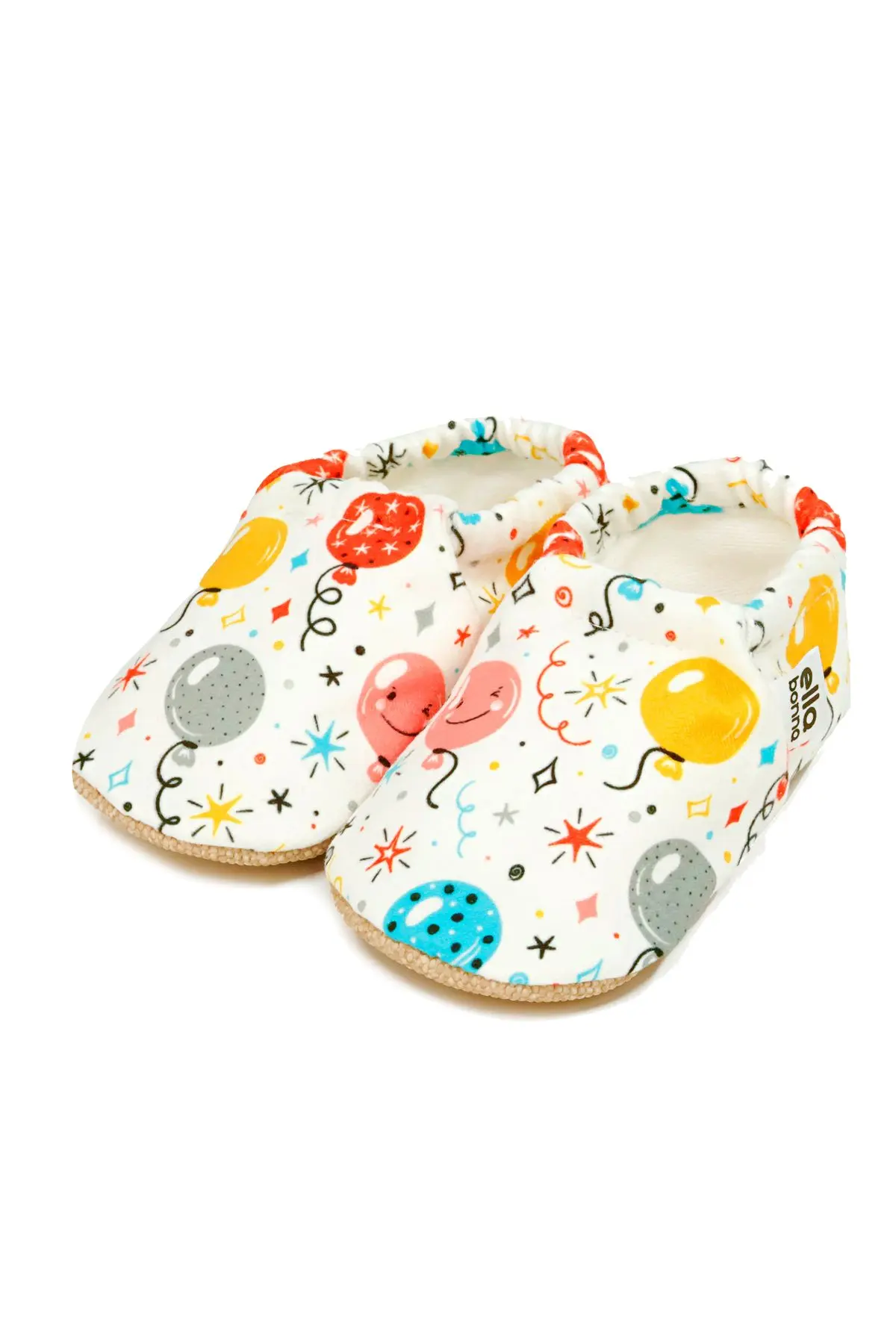 Ella Bonna Kaydırmaz Taban Balonlar Bebek Patik, Ev Botu Terliği Kreş Ayakkabısı Panduf