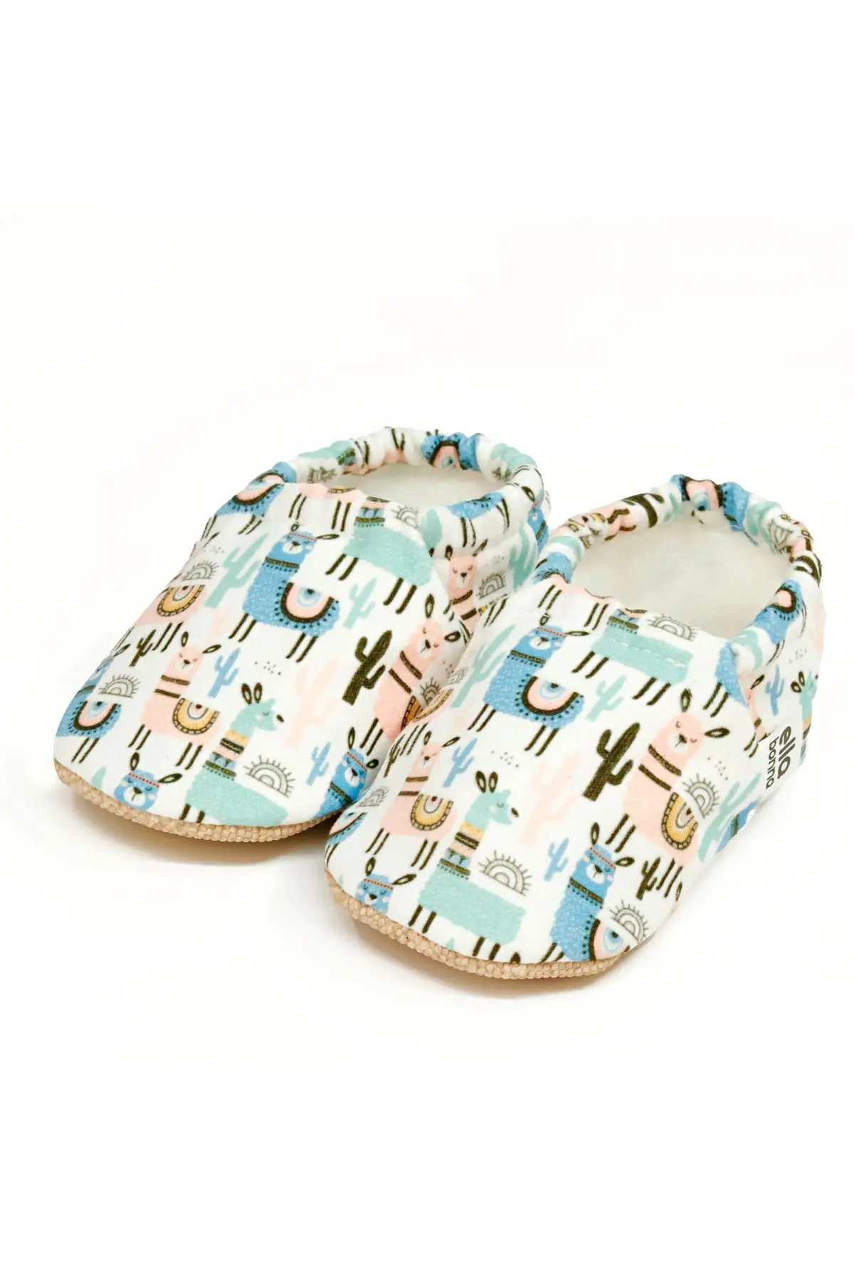 Ella Bonna Kaydırmaz Taban Lama Bebek Patik, Ev Botu Terliği Kreş Ayakkabısı Panduf