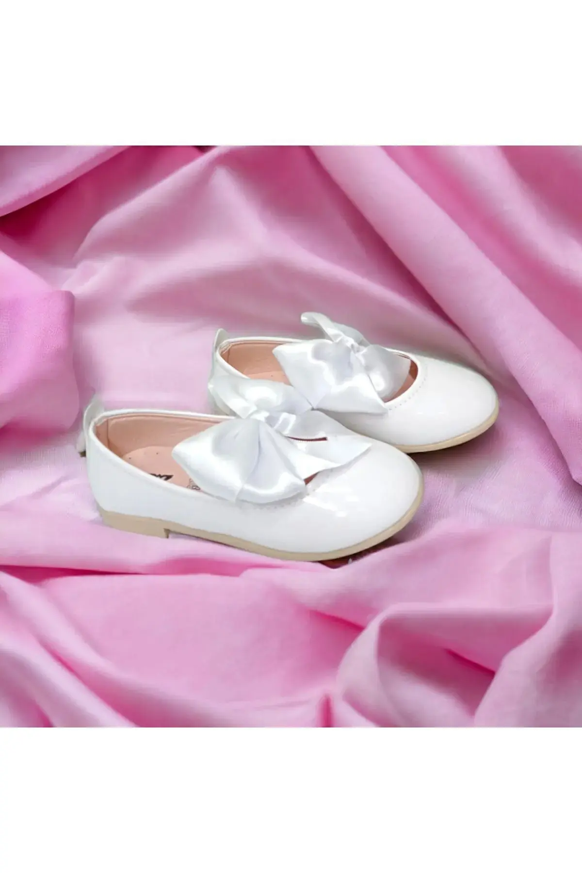 Kız Çocuk Fiyonklu Babet Ayakkabı