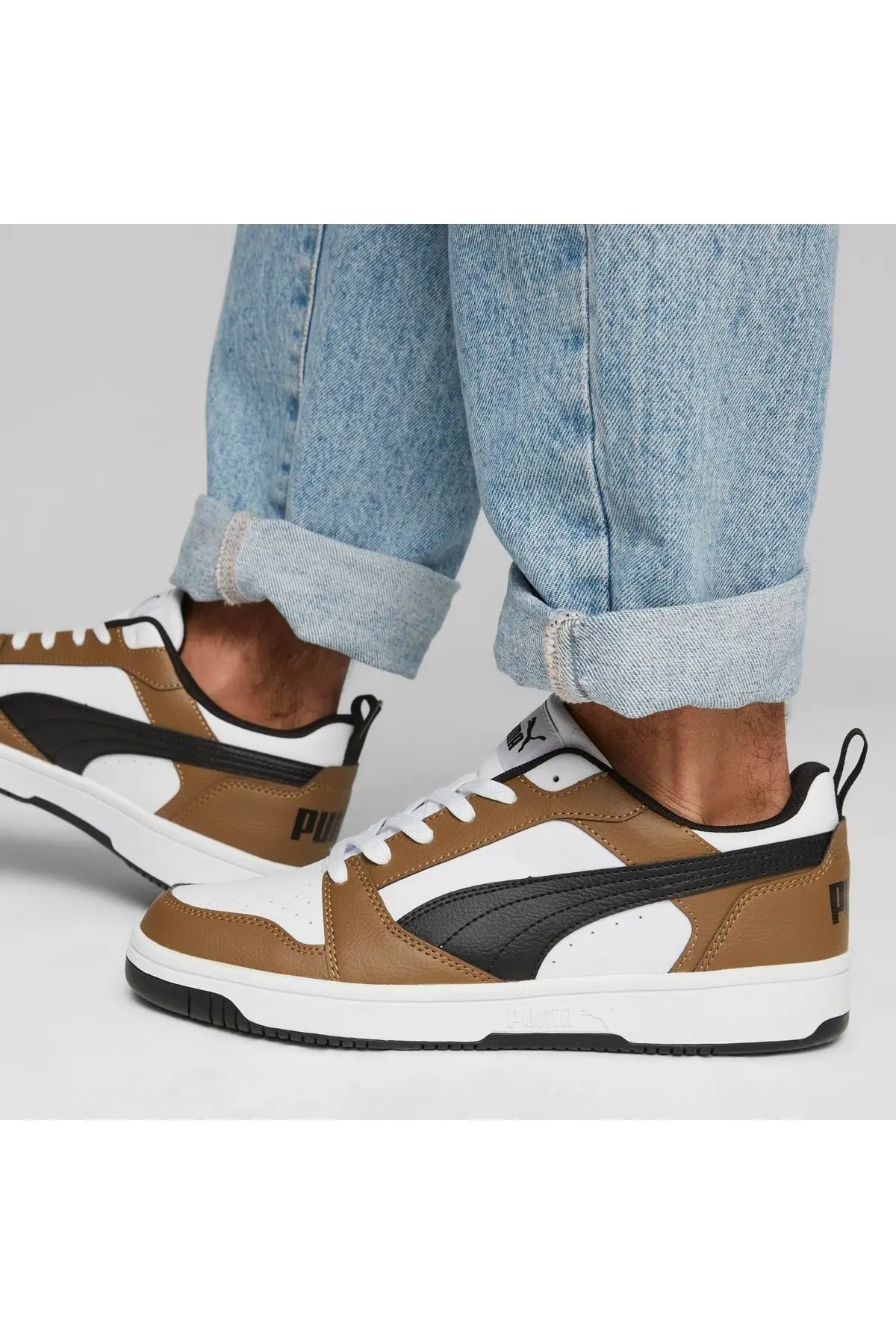 Rebound v6 Low PUMA White-PUMA Black-Cho