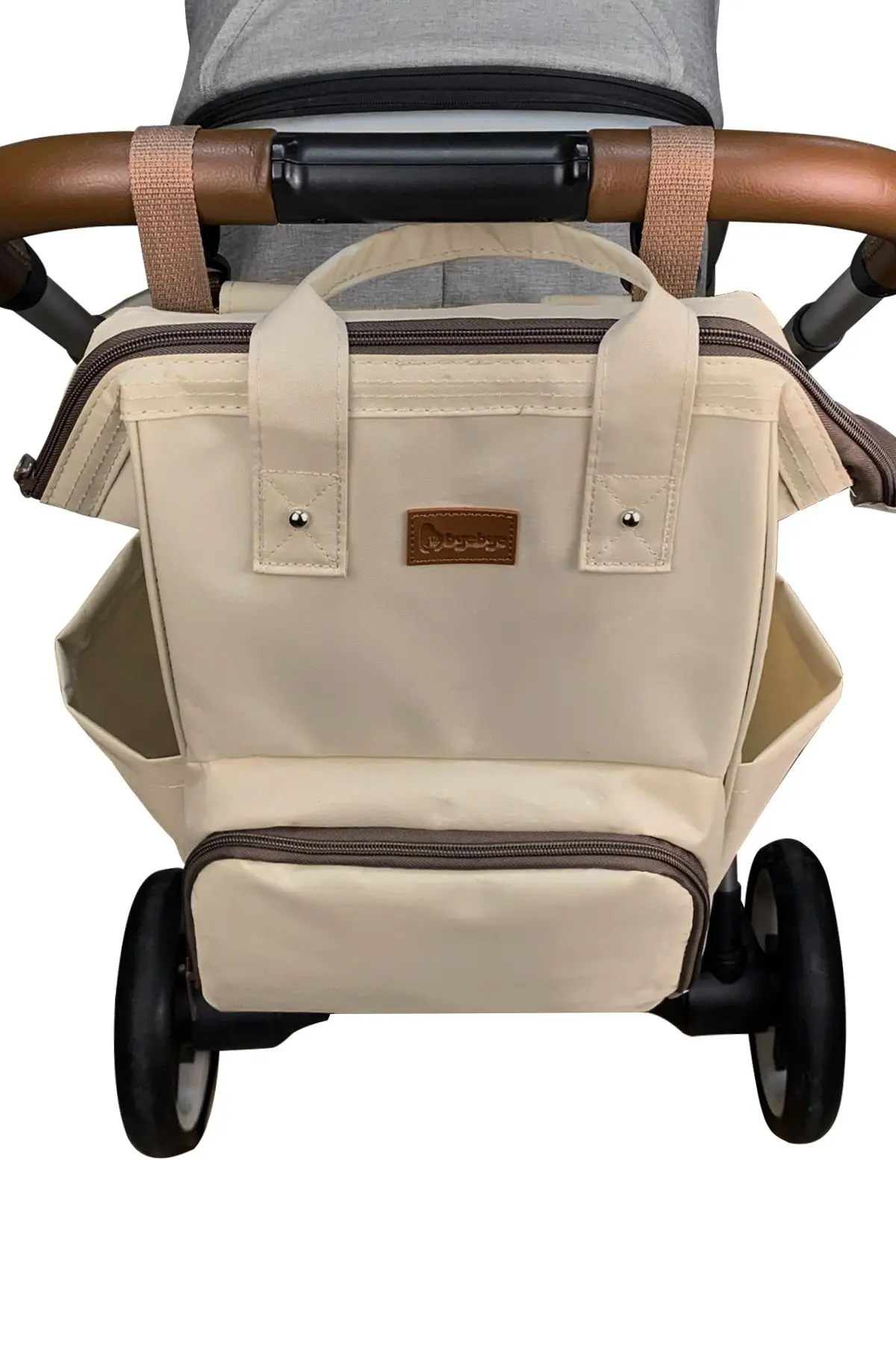 Silver Anne Bebek Bakım Sırt Çantası-bej