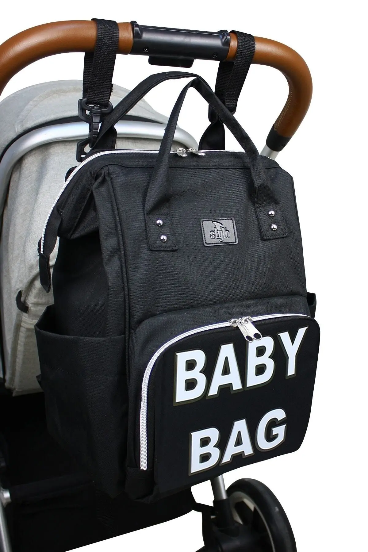 Paris Baby Bag Baskılı Anne Bebek Çantası