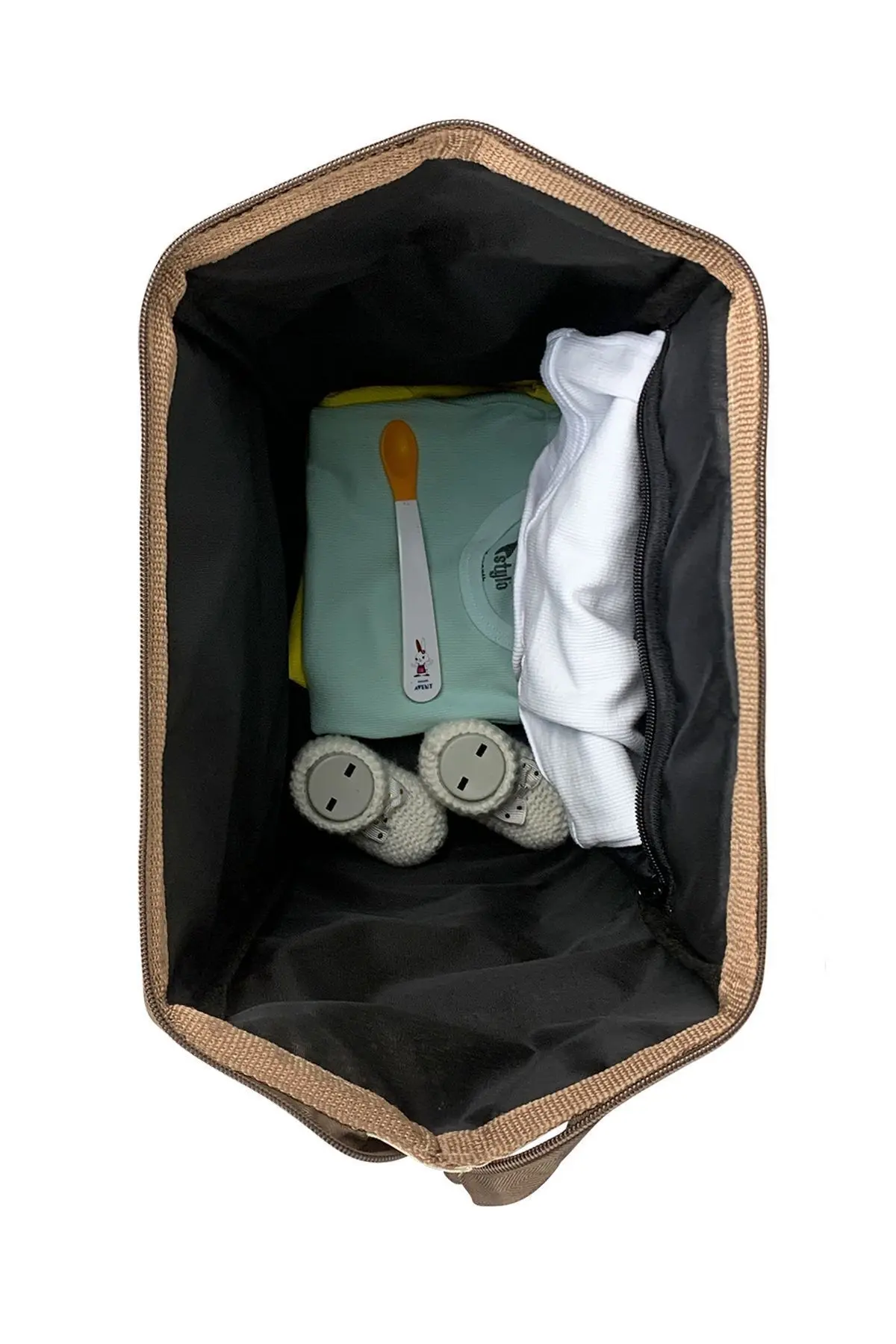 Silver Anne Bebek Bakım Sırt Çantası-bej