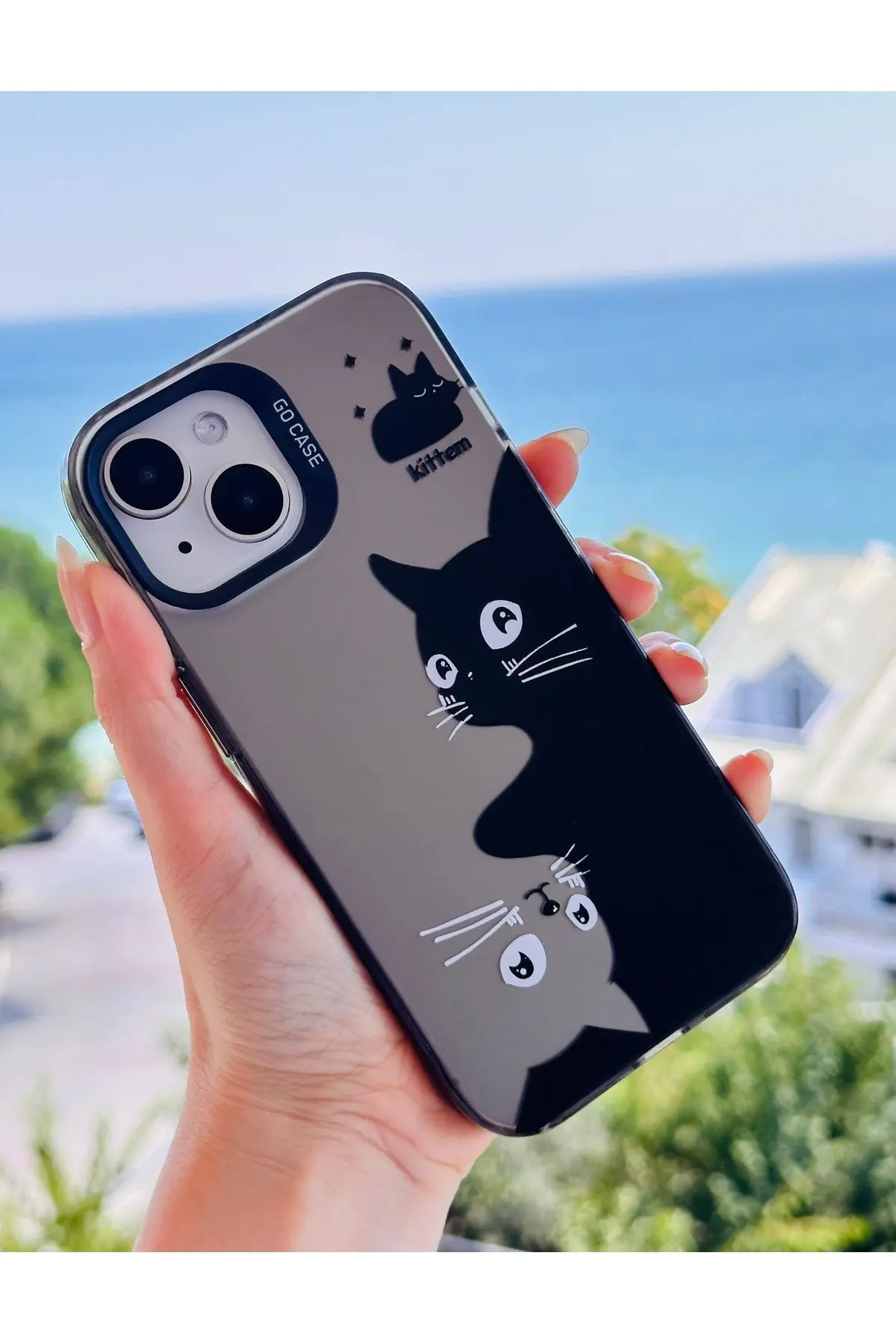 Iphone 13 - 14 VE 15 Uyumlu Parmak İzi Bırakmaz Baskı Desenli Metalik ELECTRO Silikon Kılıf