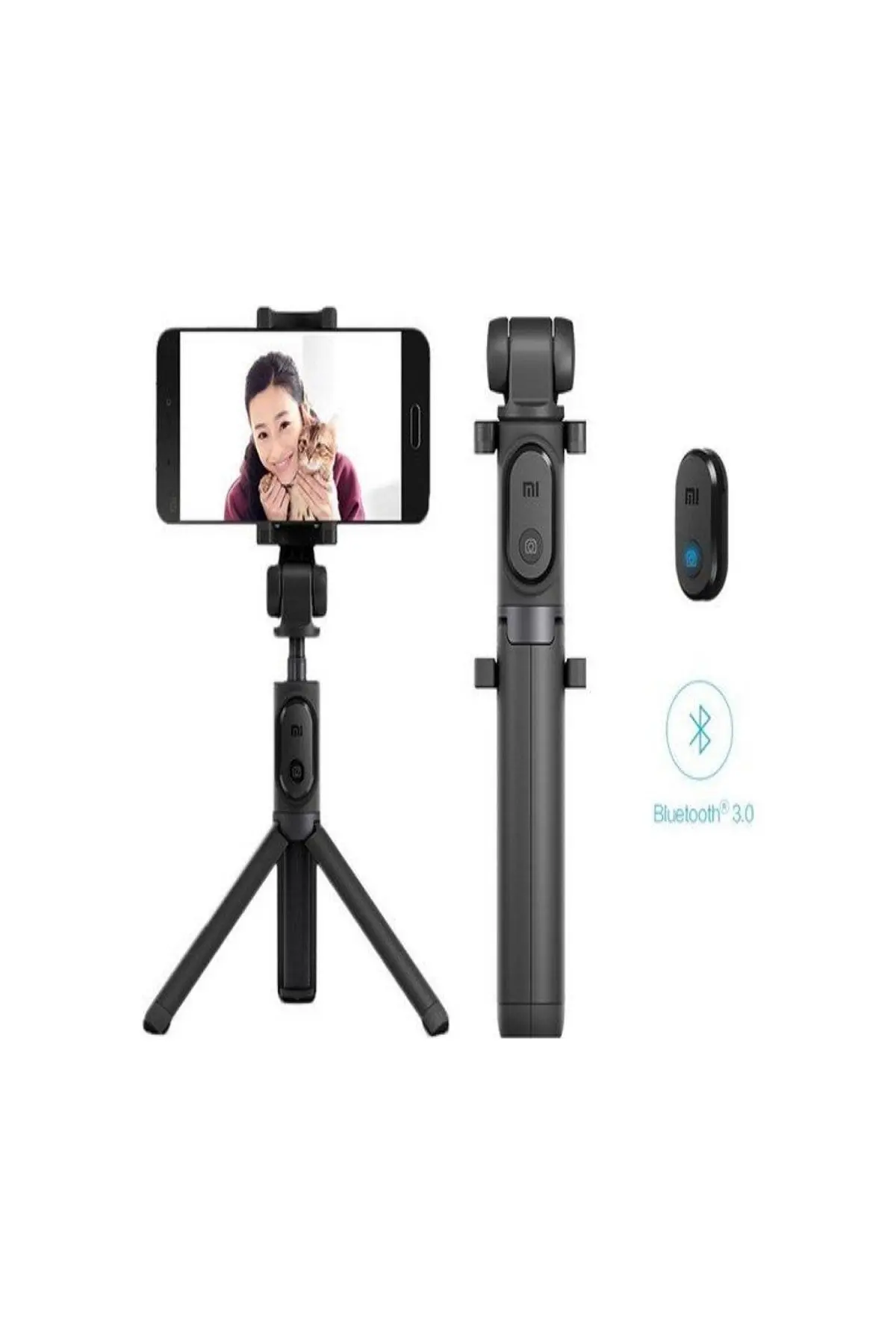 Mi Tripod Bluetooth Kumandalı Üçü Birarada Selfie Çubuğu