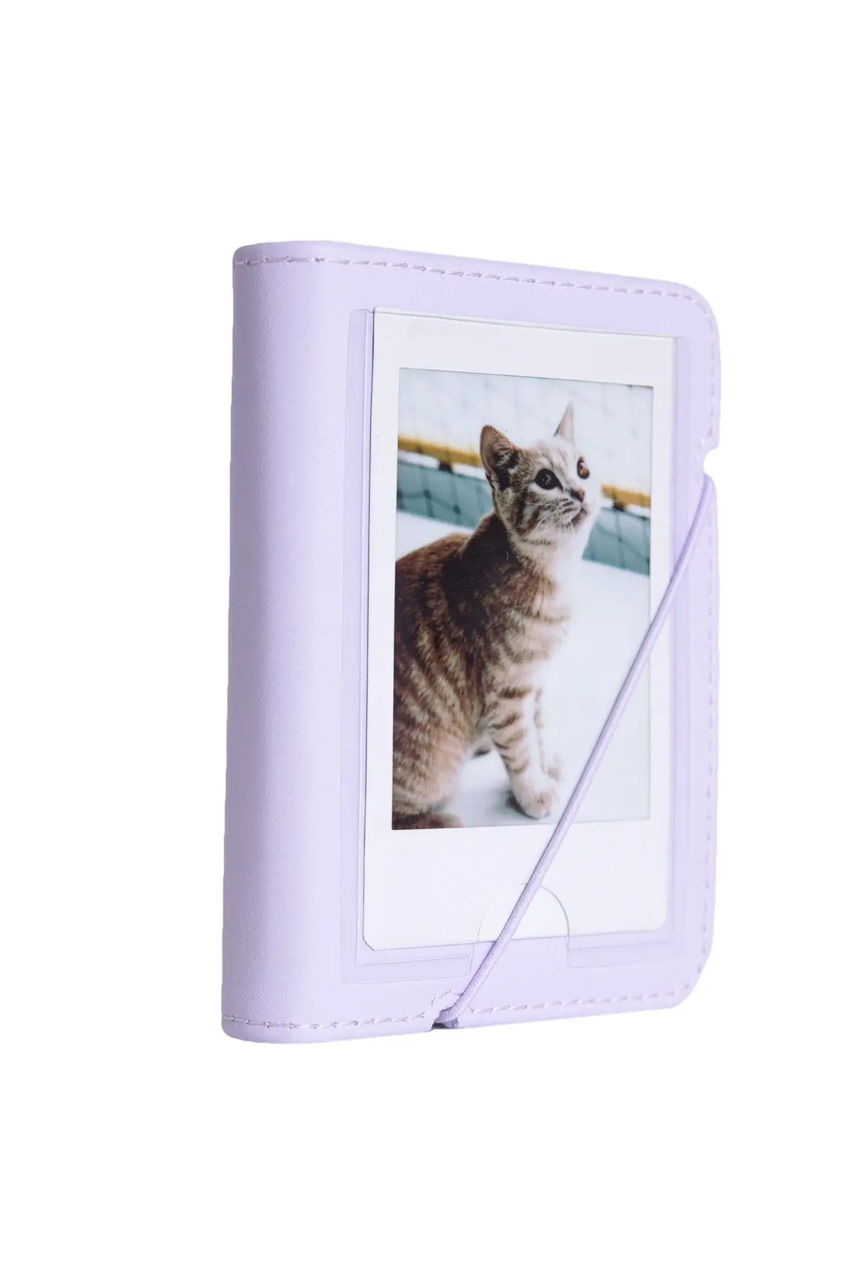 Instax mini 12 Lila Fotoğraf Makinesi-10'lu Film-Mini Albüm ve Deri Kılıf Seti