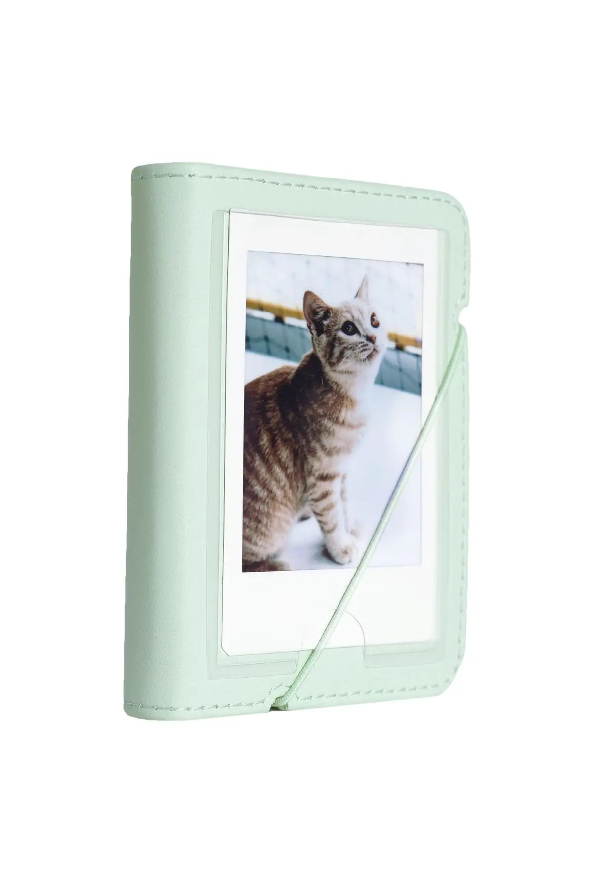 Instax mini 12 Yeşil Fotoğraf Makinesi-10'lu Film-Mini Albüm ve Deri Kılıf Seti