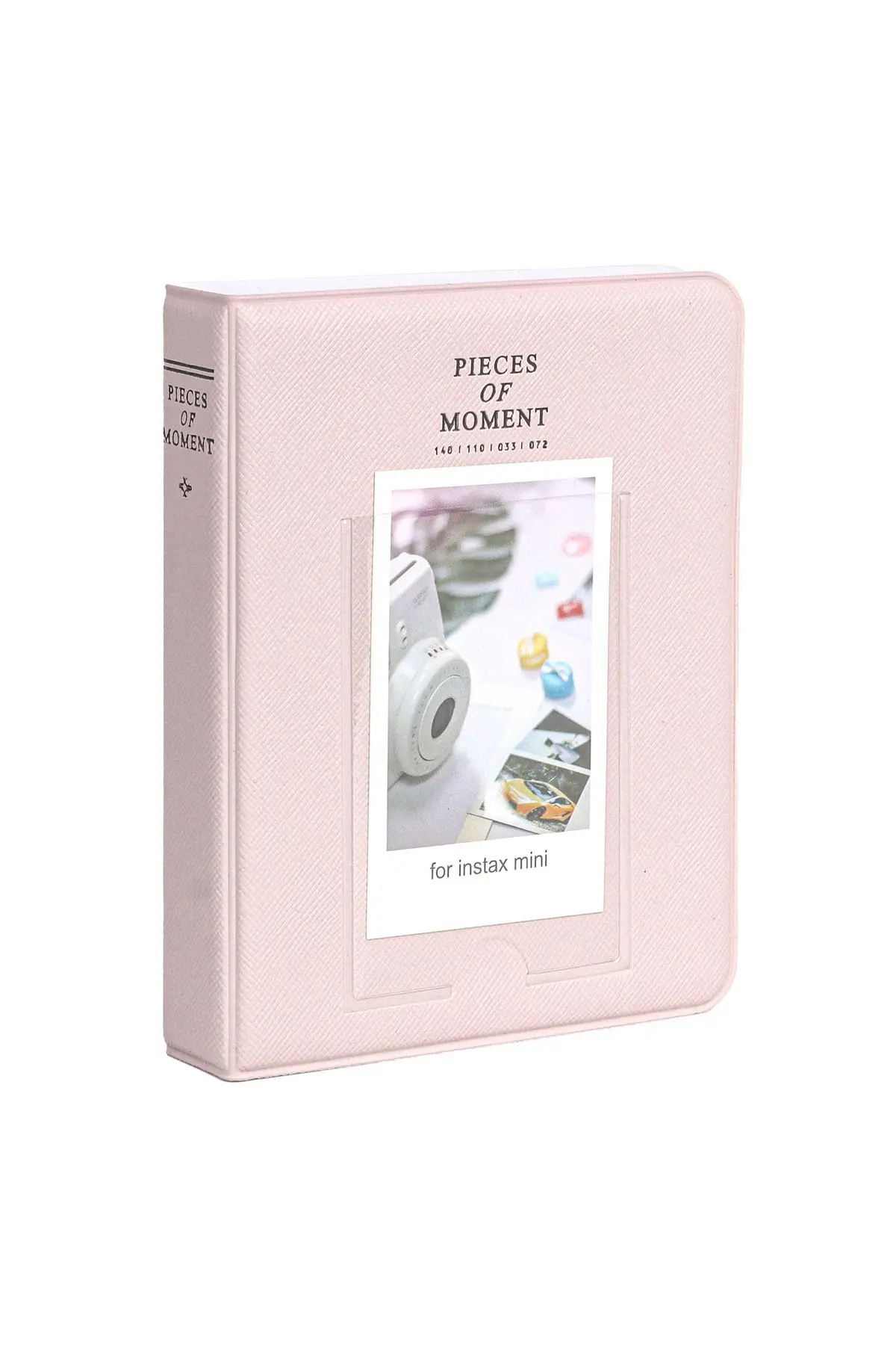 Instax mini 12 Pembe Fotoğraf Makinesi-10'lu Film-Kıskaçlı Stand-PVC Albüm ve Simli Pleksi Kılıf Set