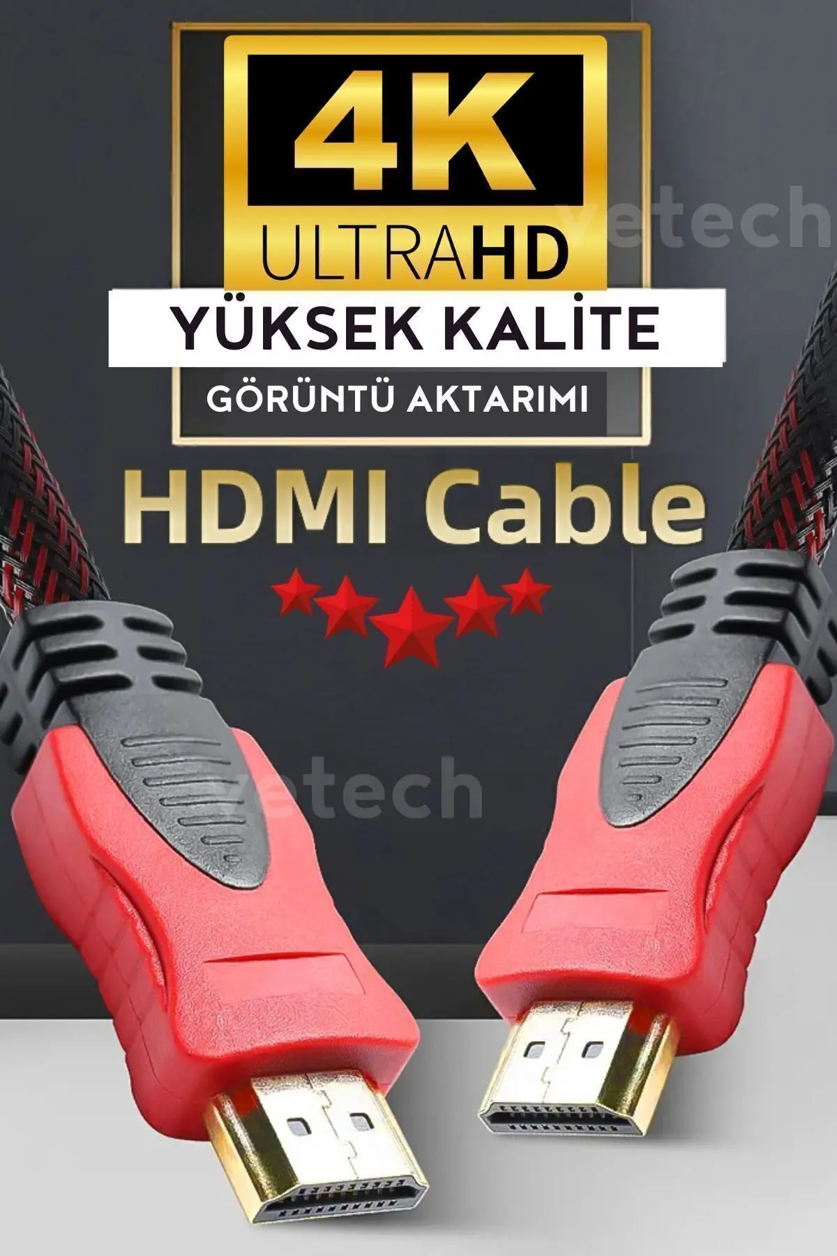 3 Metre HDMi Kablo Full HD TV Monitör Uydu Alıcısı PC Uyumlu HDMI Kablosu