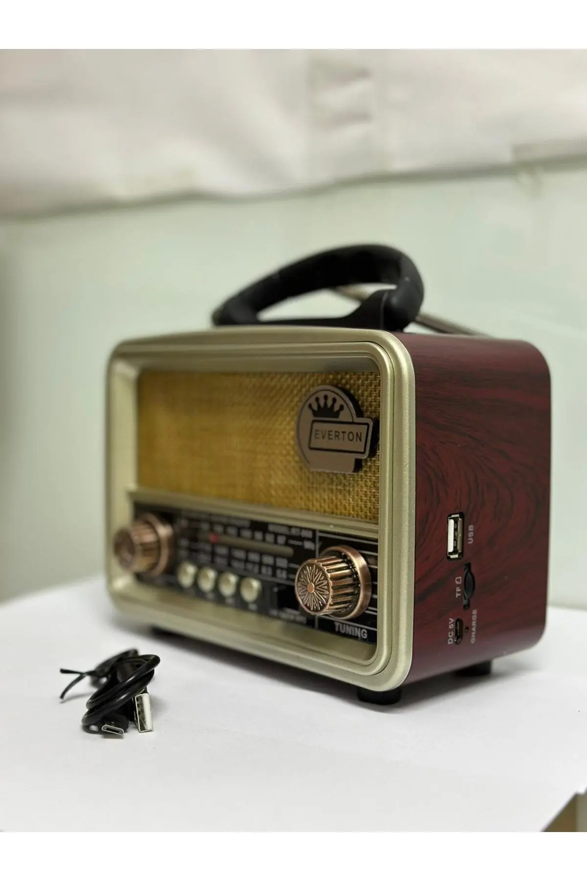 BLOMSTER Everton Rt-860 Nostaljik Bluetoothlu Rt-860 Usb / Sd / Radyo Müzik Kutusu