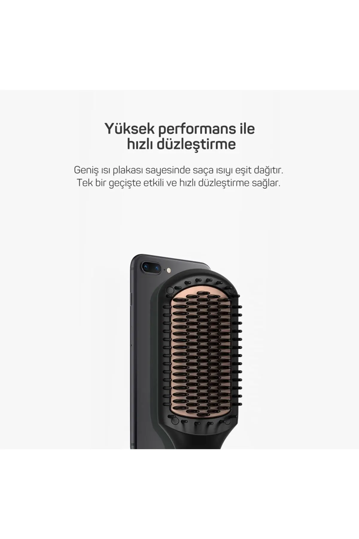 AR5068 Superstar Touch Saç Düzleştirici Fırça - Siyah