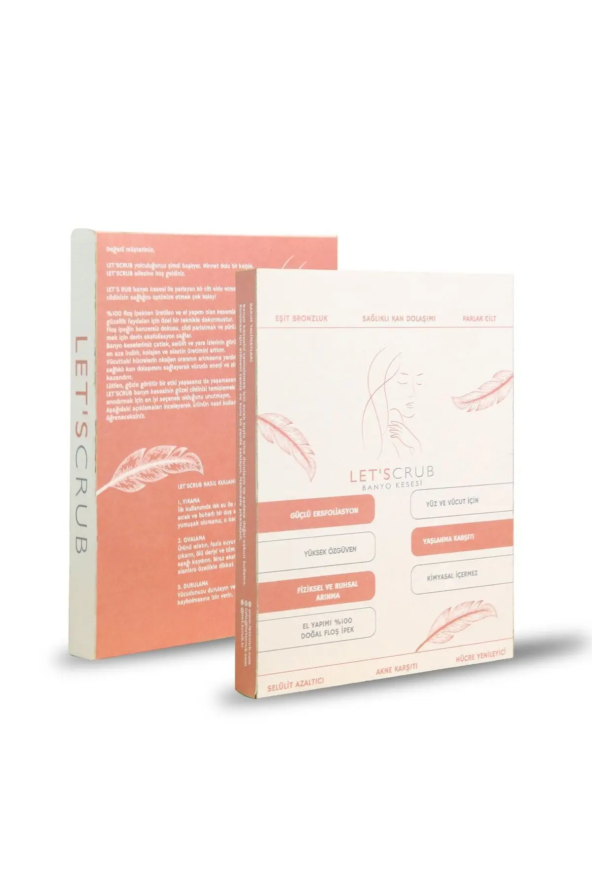 1 Adet Ekru Banyo Duş Kesesi Peeling Eldiveni %100 Floş Ipek Kadın Ve Erkekler Için