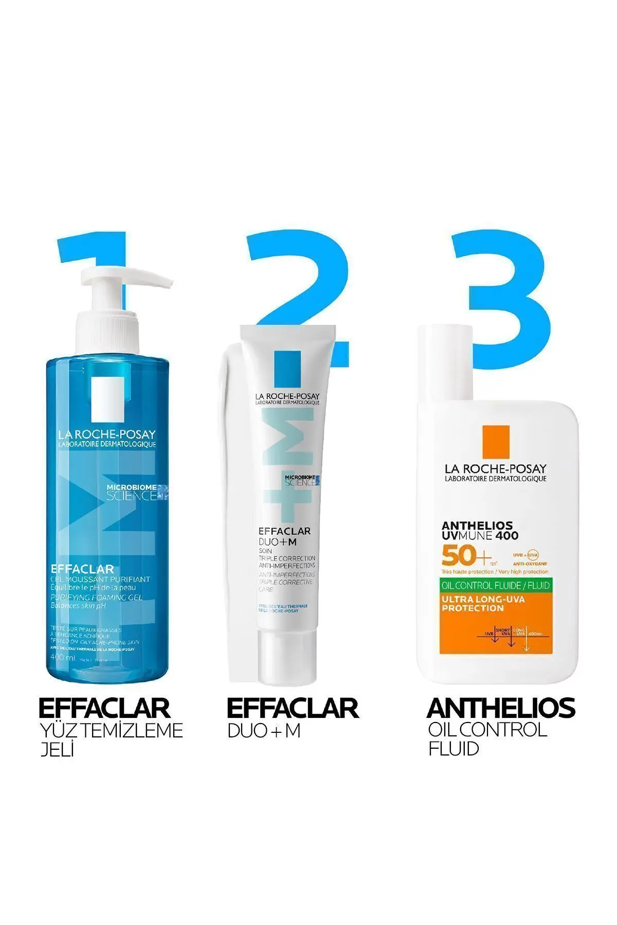 Effaclar Yağlı, Akne/Sivilce Eğilimli Ciltler İçin Yüz Yıkama Jeli 400ML