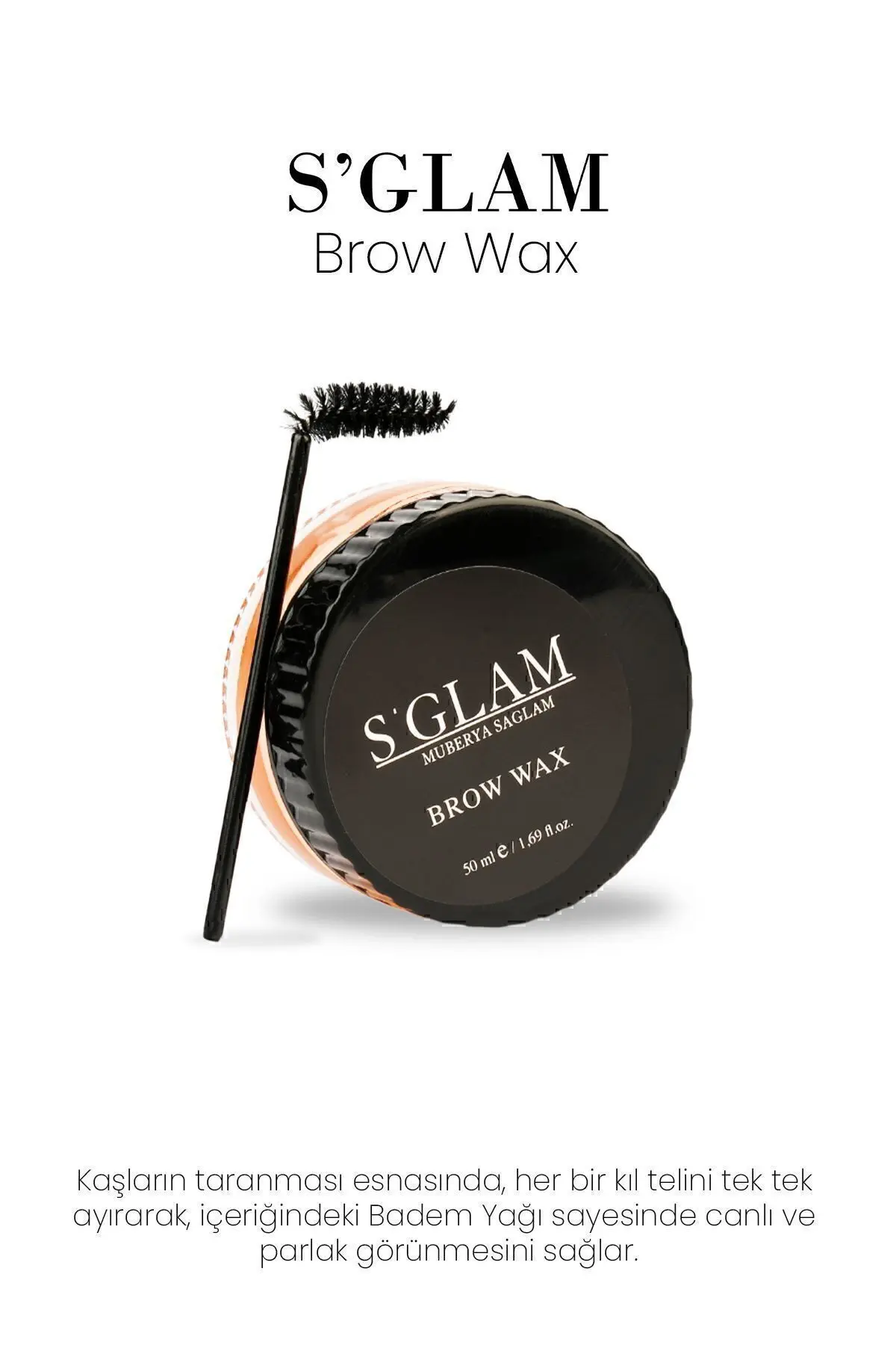 S'GLAM Kaş Şekilendiici Brow Wax