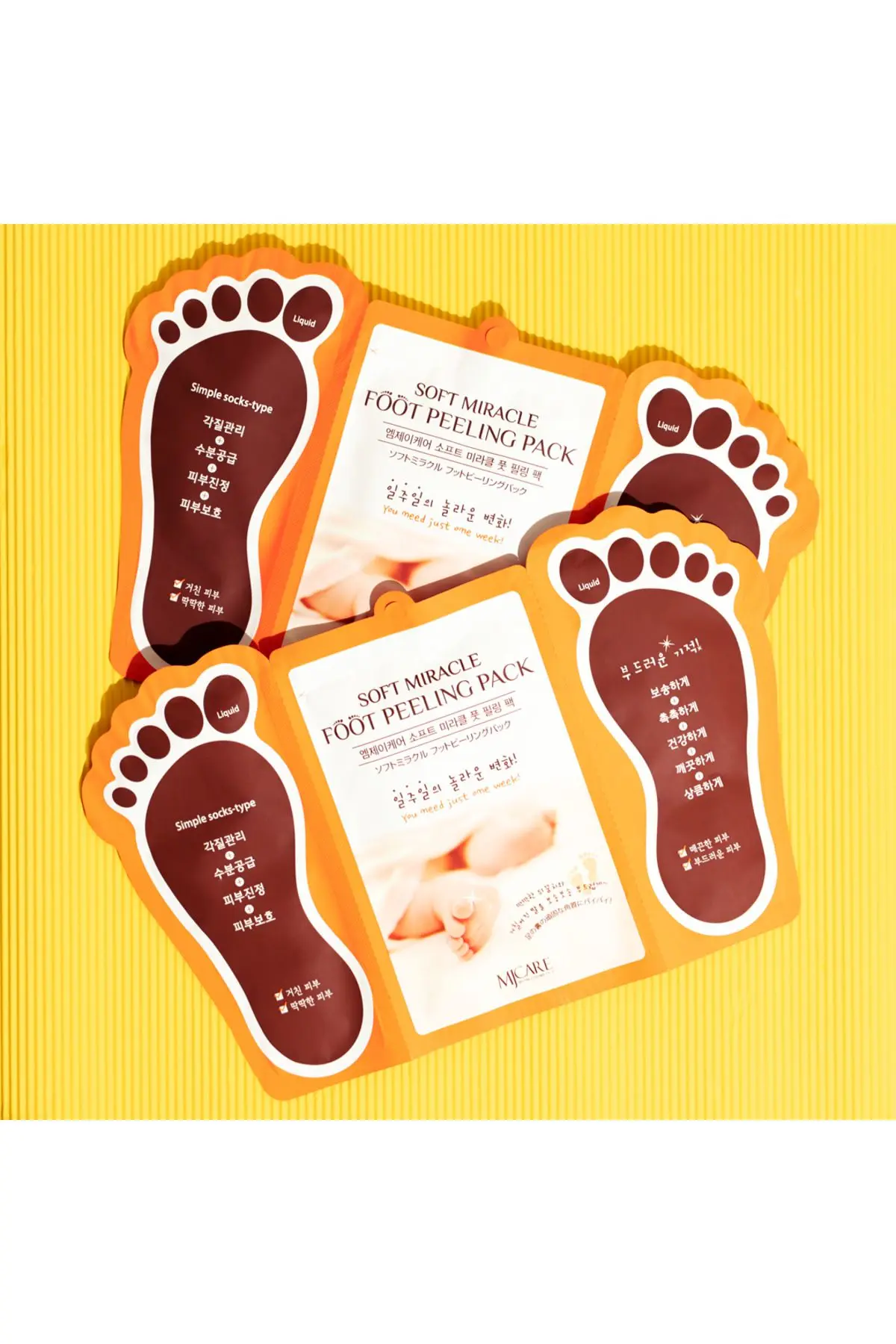 Miracle Foot Peeling Pack - Çorap Tipi Ayak Peeling Maskesi 2'li