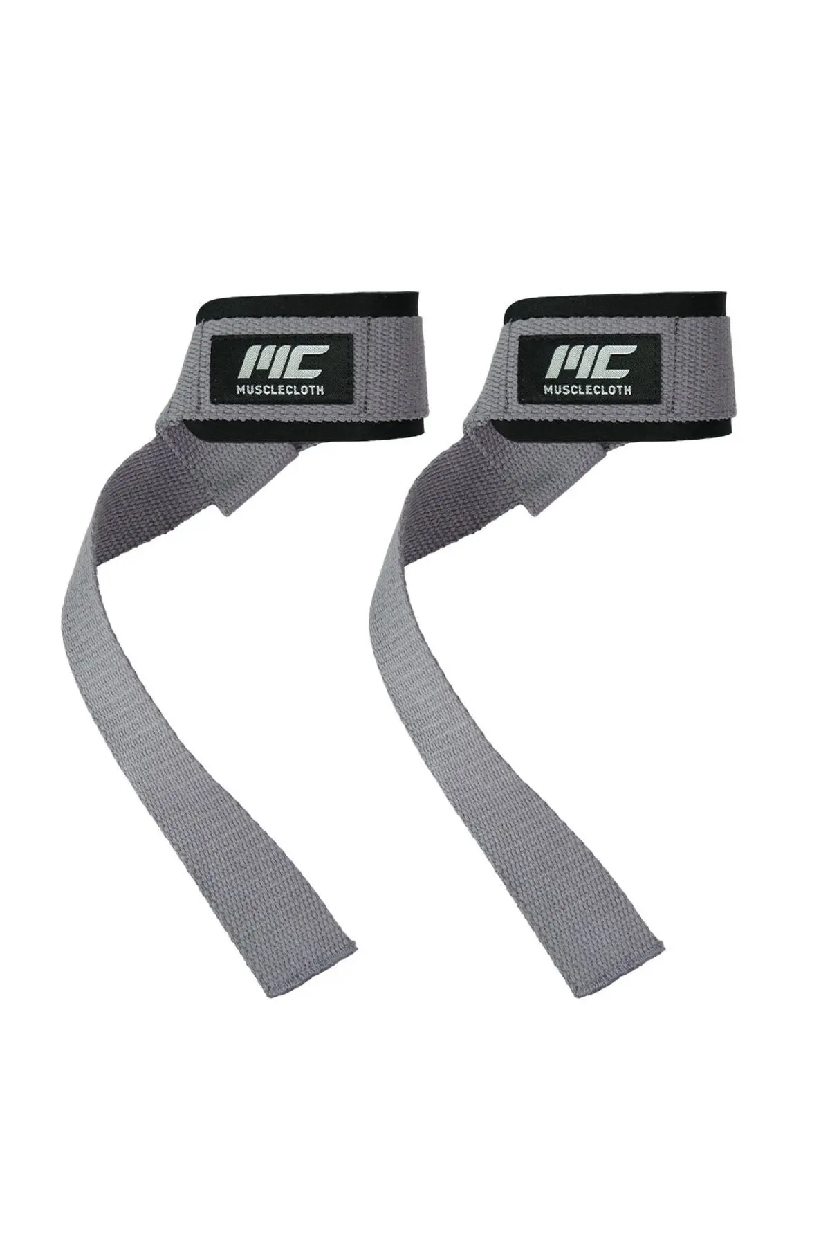 MUSCLECLOTH Padded Lifting Straps Gri 2'li Paket