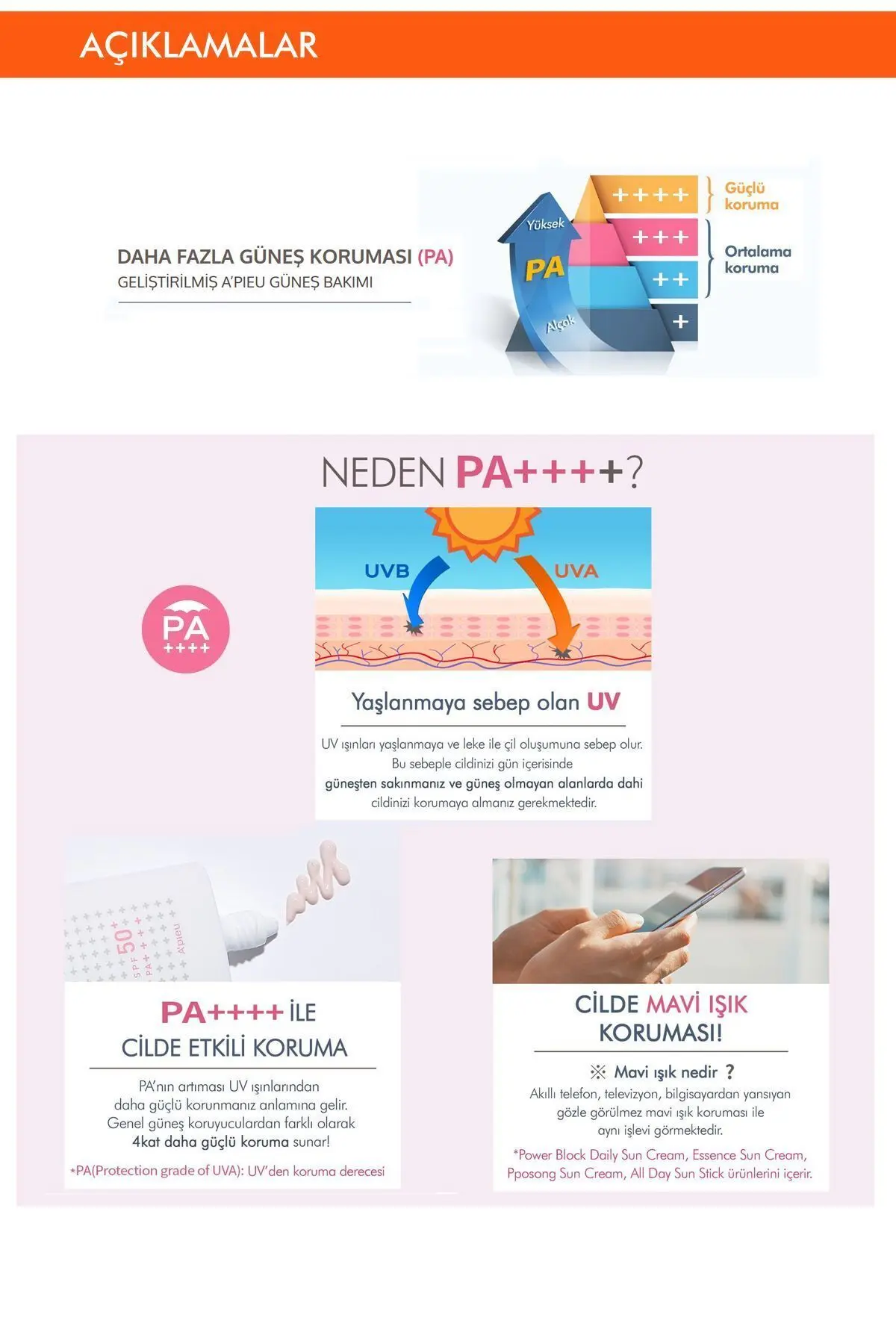 Ton Eşitleyici Aydınlatıcı Güneş Kremi 50ml Apıeu Power Block Tone Up Base Pink Spf50