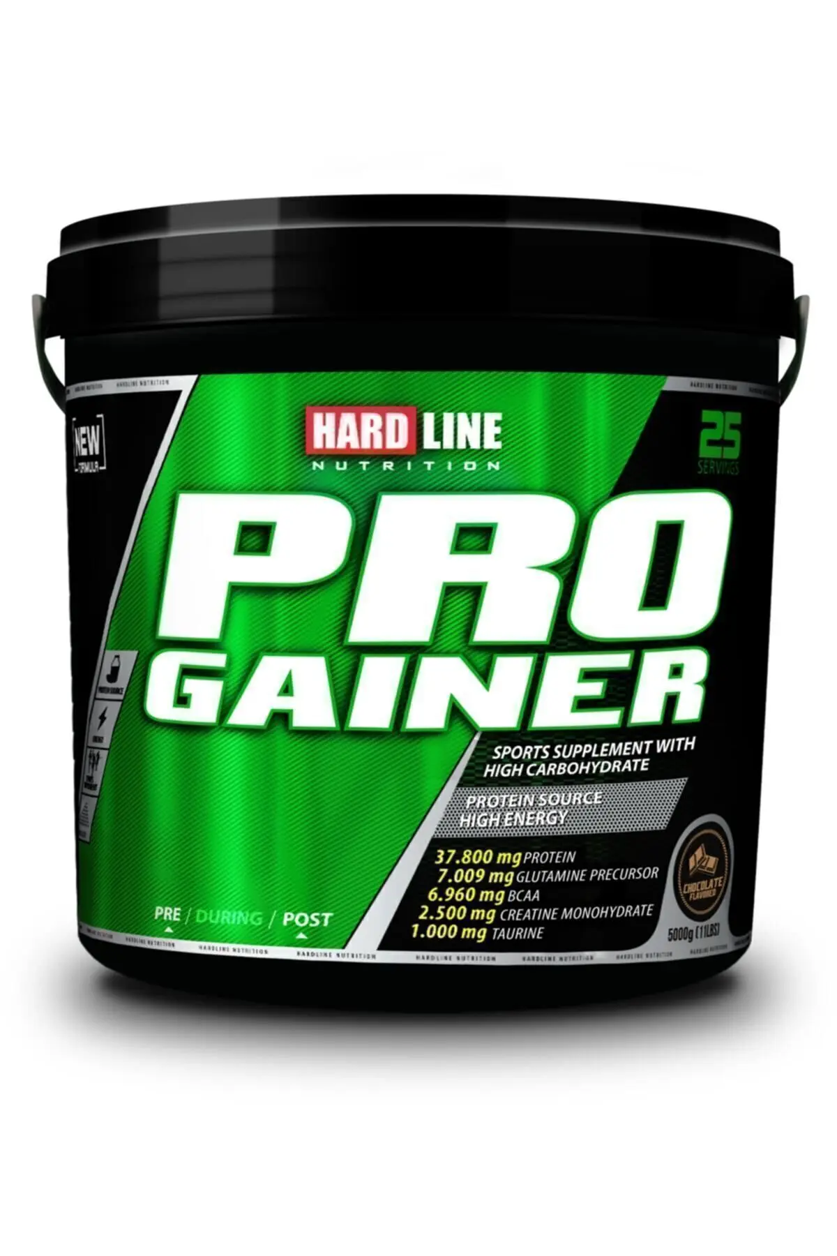 Hardline Pro Gainer 5 Kg Çikolata Aromalı Karbonhidrat Tozu