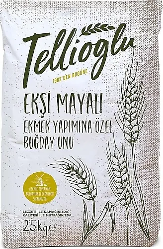 Tellioğlu Un Tellioğlu 25 kg Ekşi Mayalı Buğday Unu