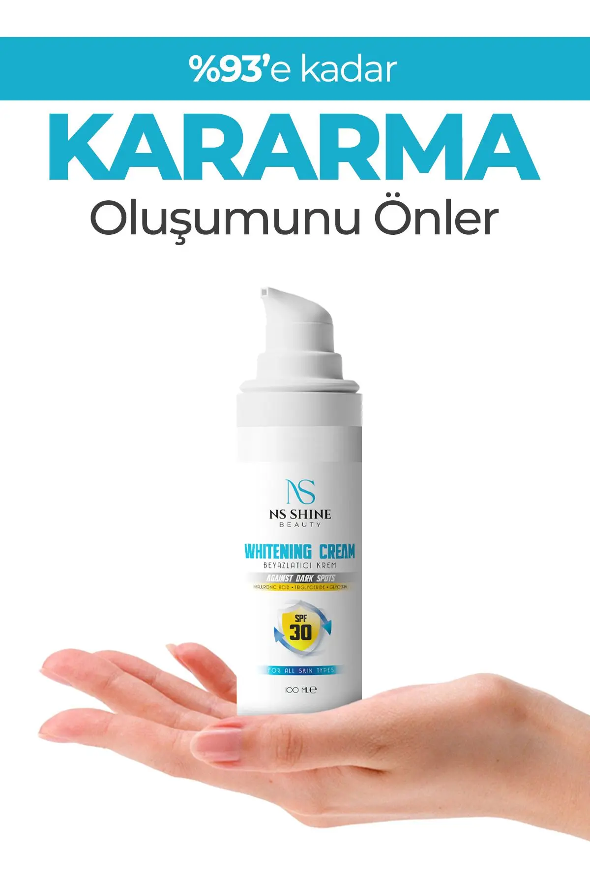 Cilt Beyazlaticı Aydinlatici Leke Karsiti Bakim Kremi 100 ml