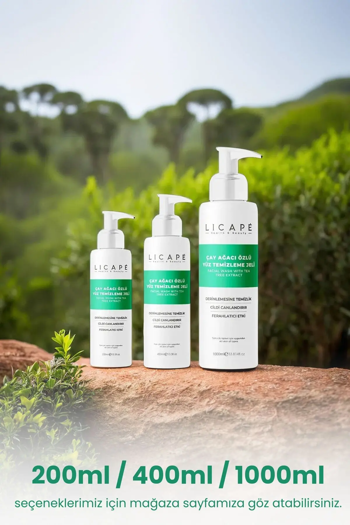 Çay Ağacı Özlü Yüz Temizleme Jeli 400ml