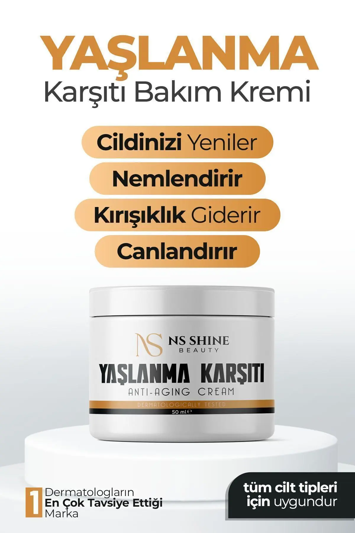 Gençleştirici Yaşlanma Karşıtı Ve Kırışık Giderici Krem 50 ml
