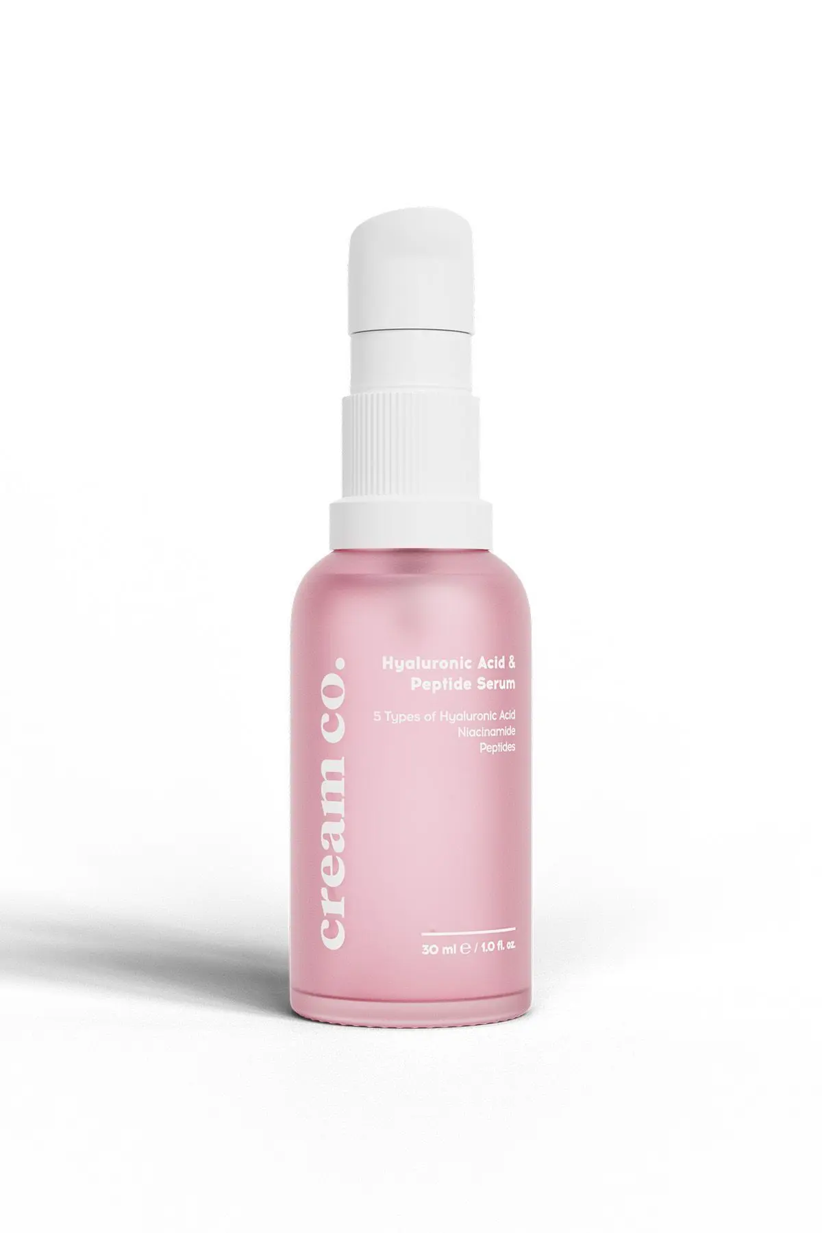 Cream Co. Hyaluronik Asit Peptid Serum | Nemlendirici Aydınlatıcı | Kafein Niacinamide | Tüm Cilt Tipleri
