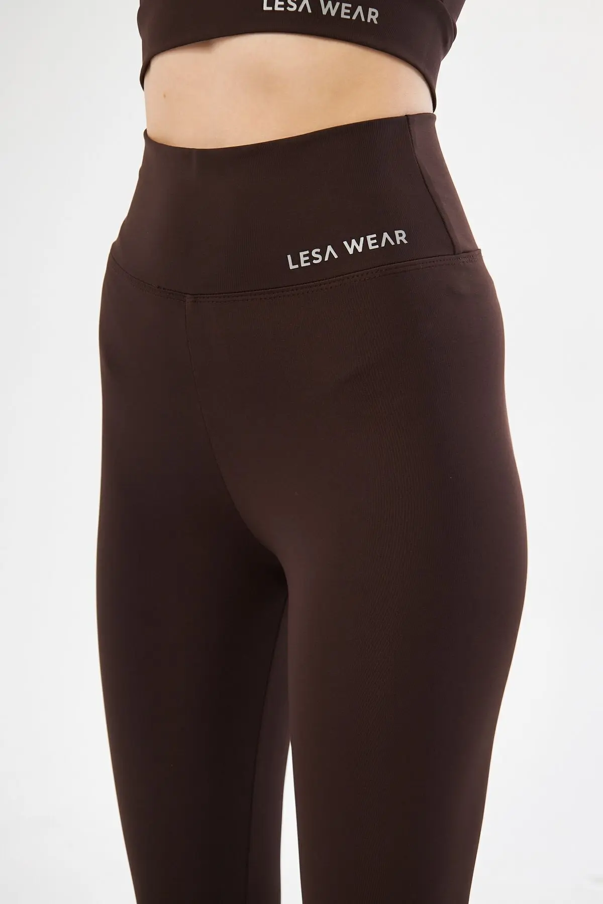 Yüksek Bel Likralı Toparlayıcı Tayt