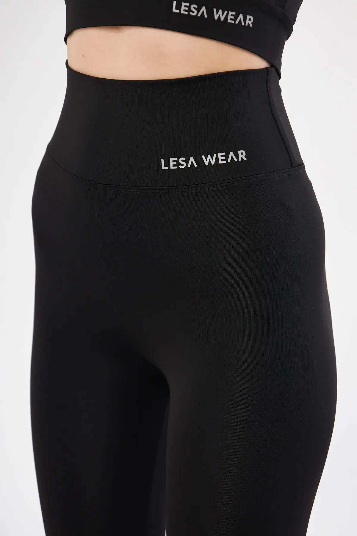 Yüksek Bel Likralı Toparlayıcı Tayt