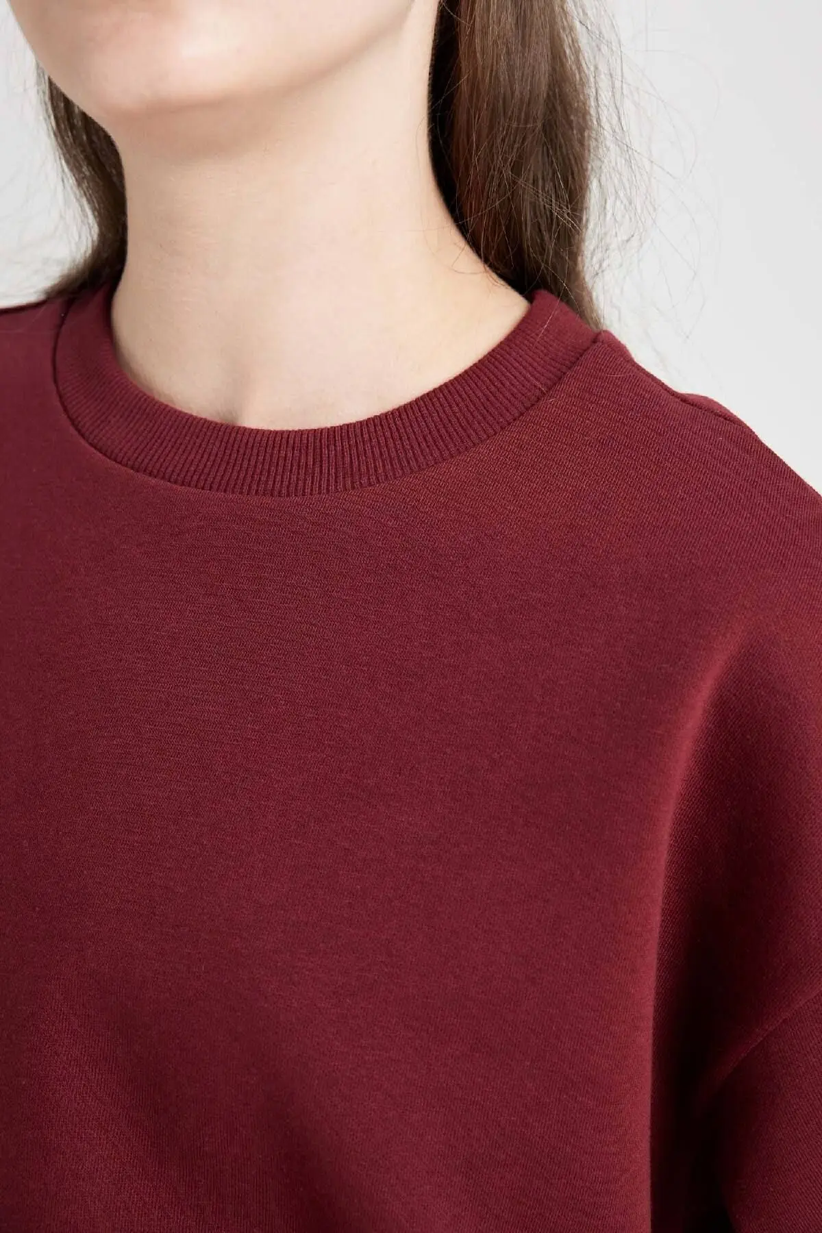 Normal Kalıp Basic Içi Kalın Polarlı Bisiklet Yaka Beli Lastikli Pamuklu Eşofman Takımı D8022axns