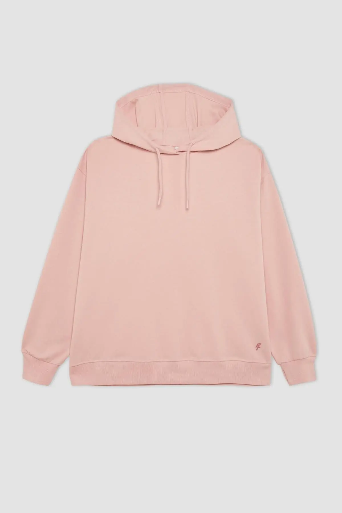 Fit Oversize Fit Kapüşonlu Sporcu Basic Sweatshirt B4656ax24sp