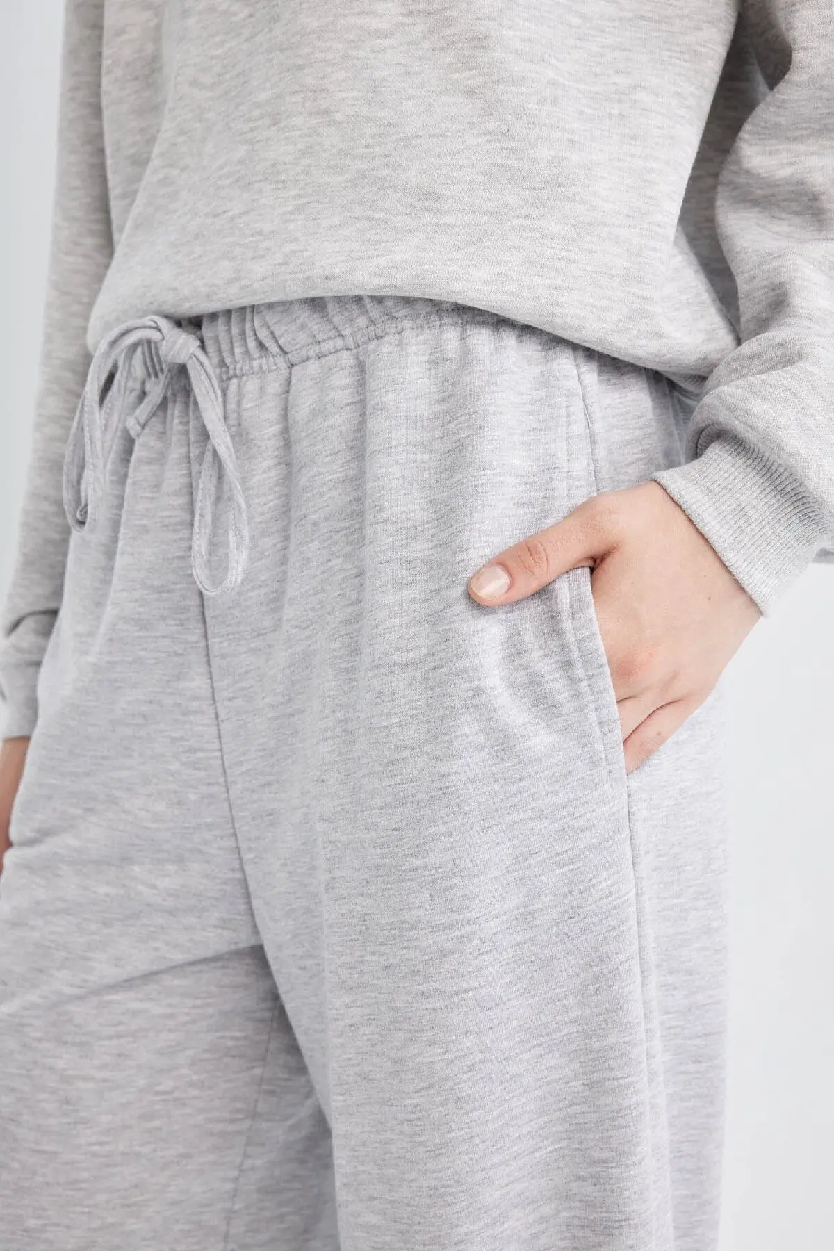 Straight Fit Uzun Boy Geniş Paça Eşofman Altı D6667ax24wn