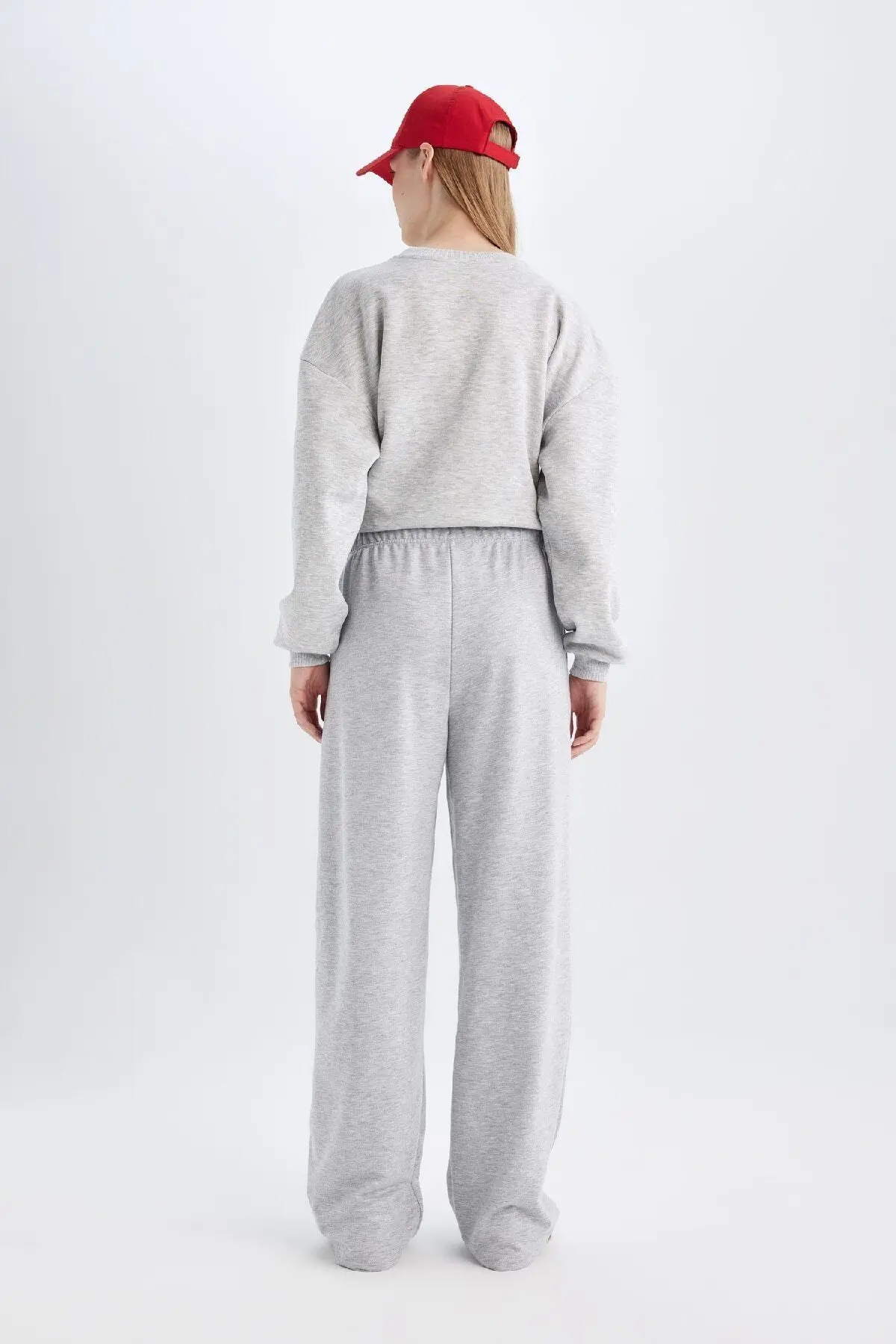 Straight Fit Uzun Boy Geniş Paça Eşofman Altı D6667ax24wn