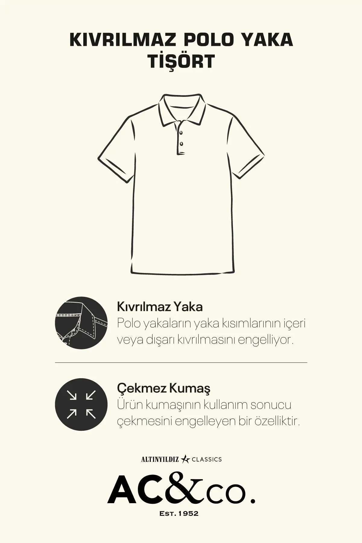Erkek Çekmeyen Pamuklu Kumaş Slim Fit Dar Kesim Simsiyah Kıvrılmaz Polo Yaka T-shirt